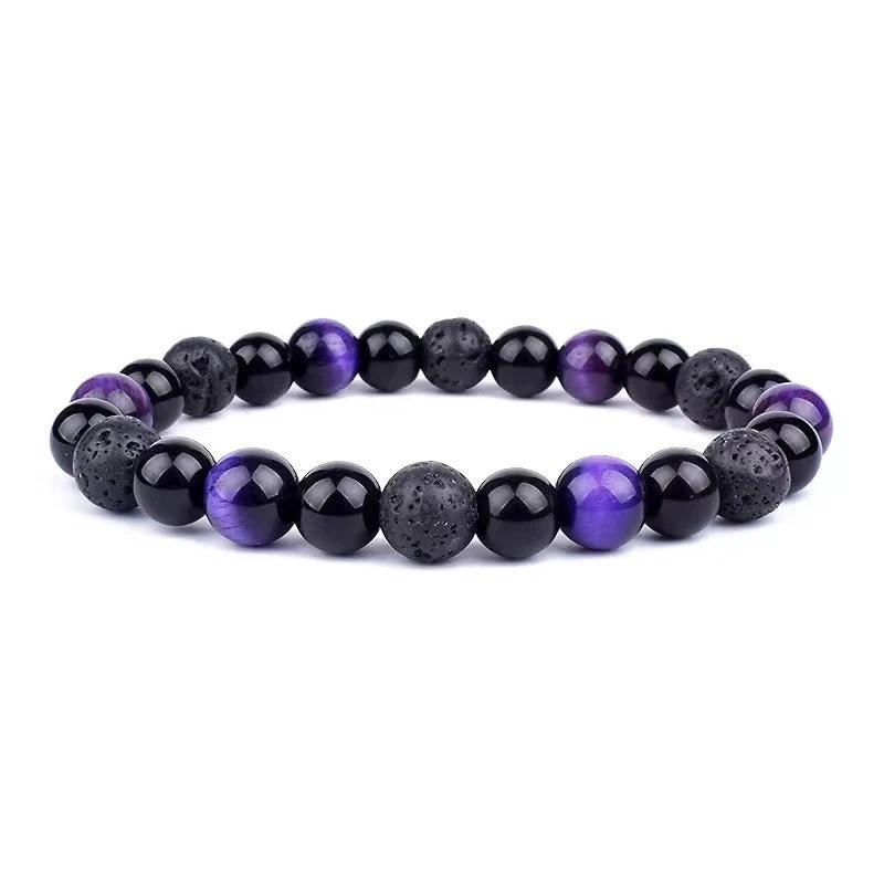 Versatile Natural Stone Bracelet for Home Use, 8mm by BowLift