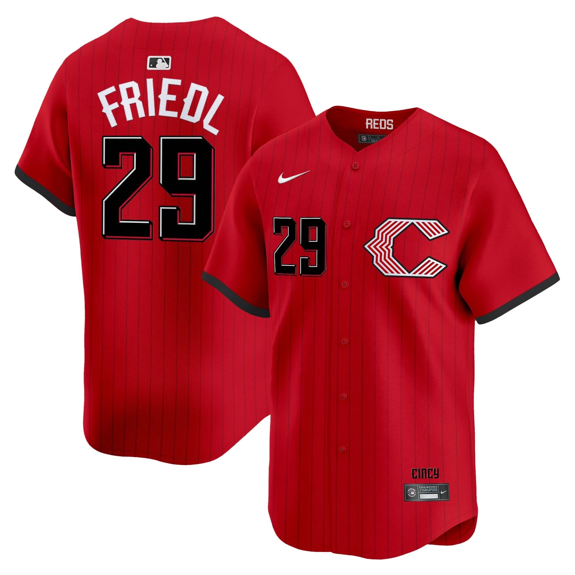 CIN 2026 City Connect Vapor Premier Limited Jersey - All Stitched by Cincinnati Reds