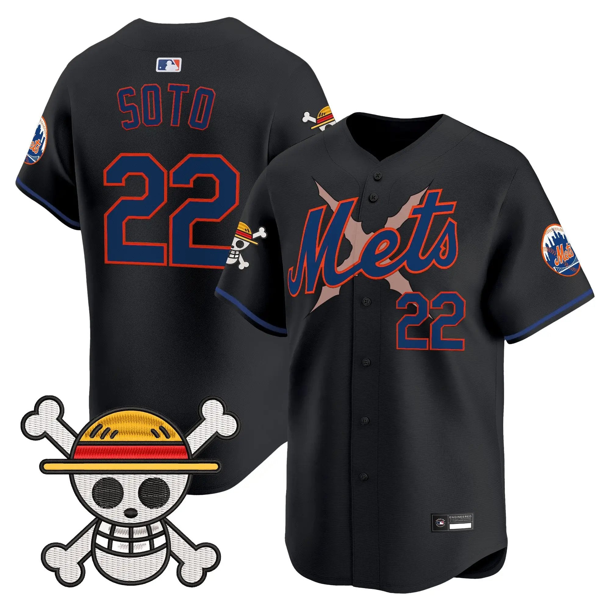 New York Mets x OP Vapor Premier Limited Jersey - Stitched by New York Mets