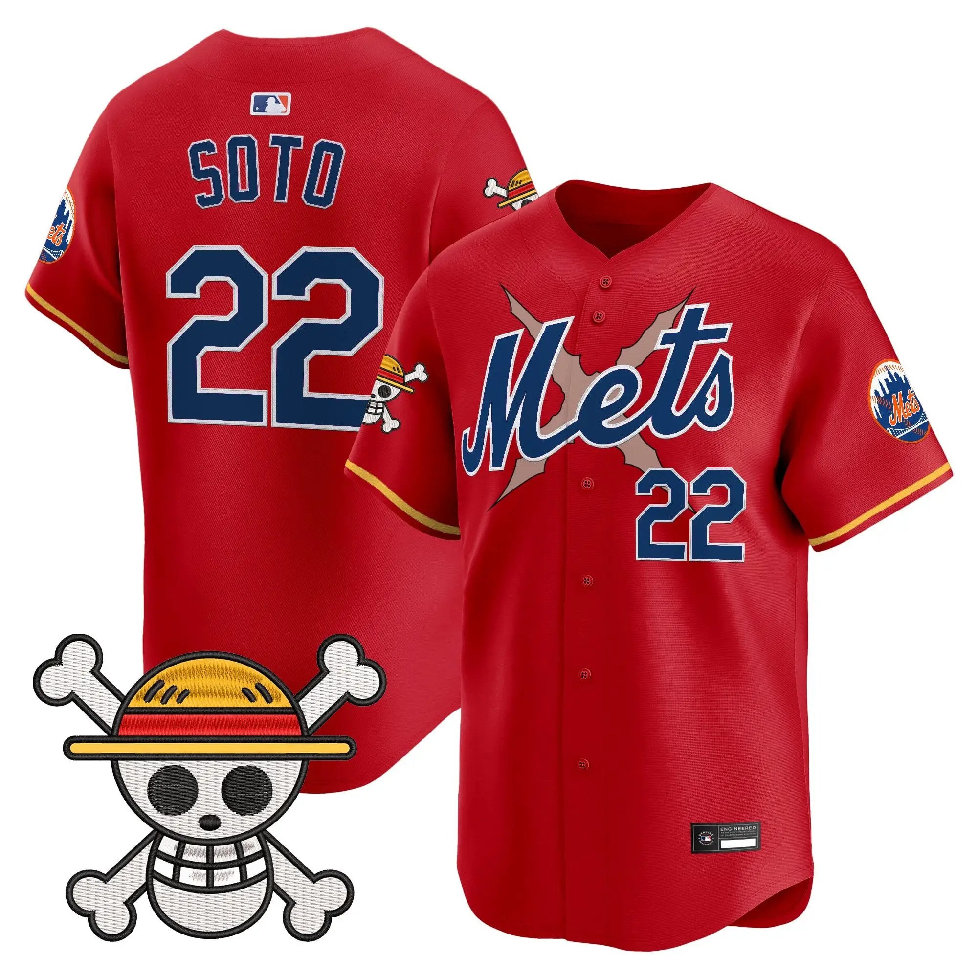 New York Mets x OP Vapor Premier Limited Jersey - Stitched by New York Mets