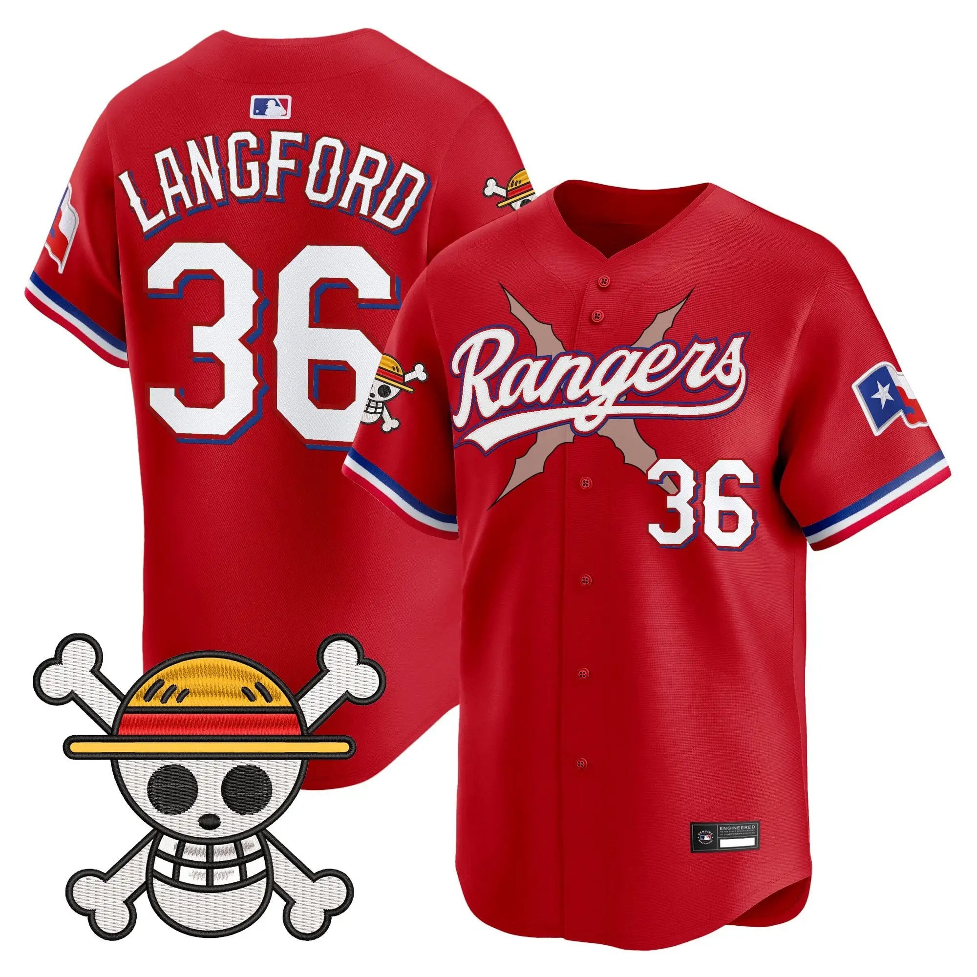 Texas Rangers x OP Vapor Premier Limited Jersey - Stitched by Digigearus