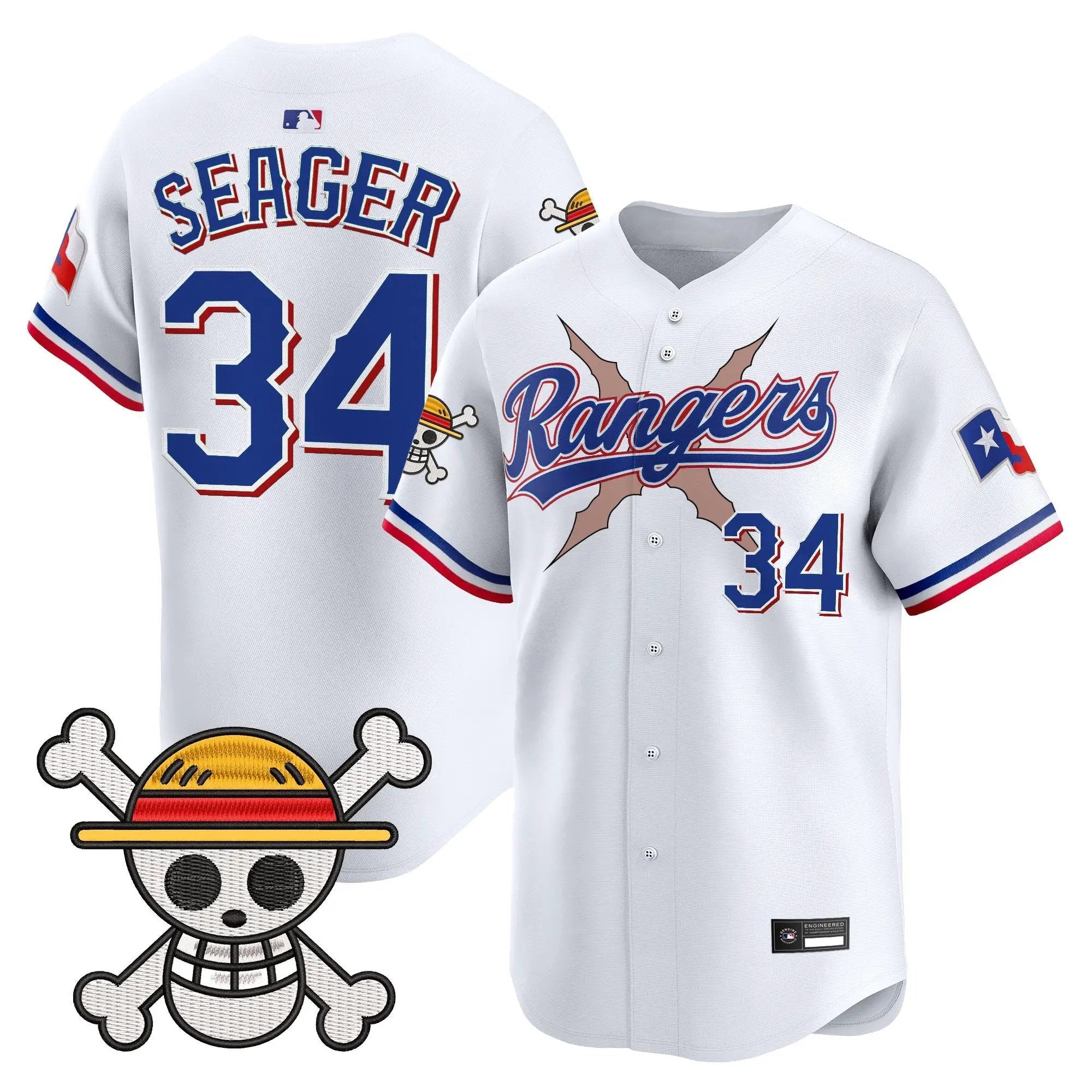 Texas Rangers x OP Vapor Premier Limited Jersey - Stitched by Digigearus
