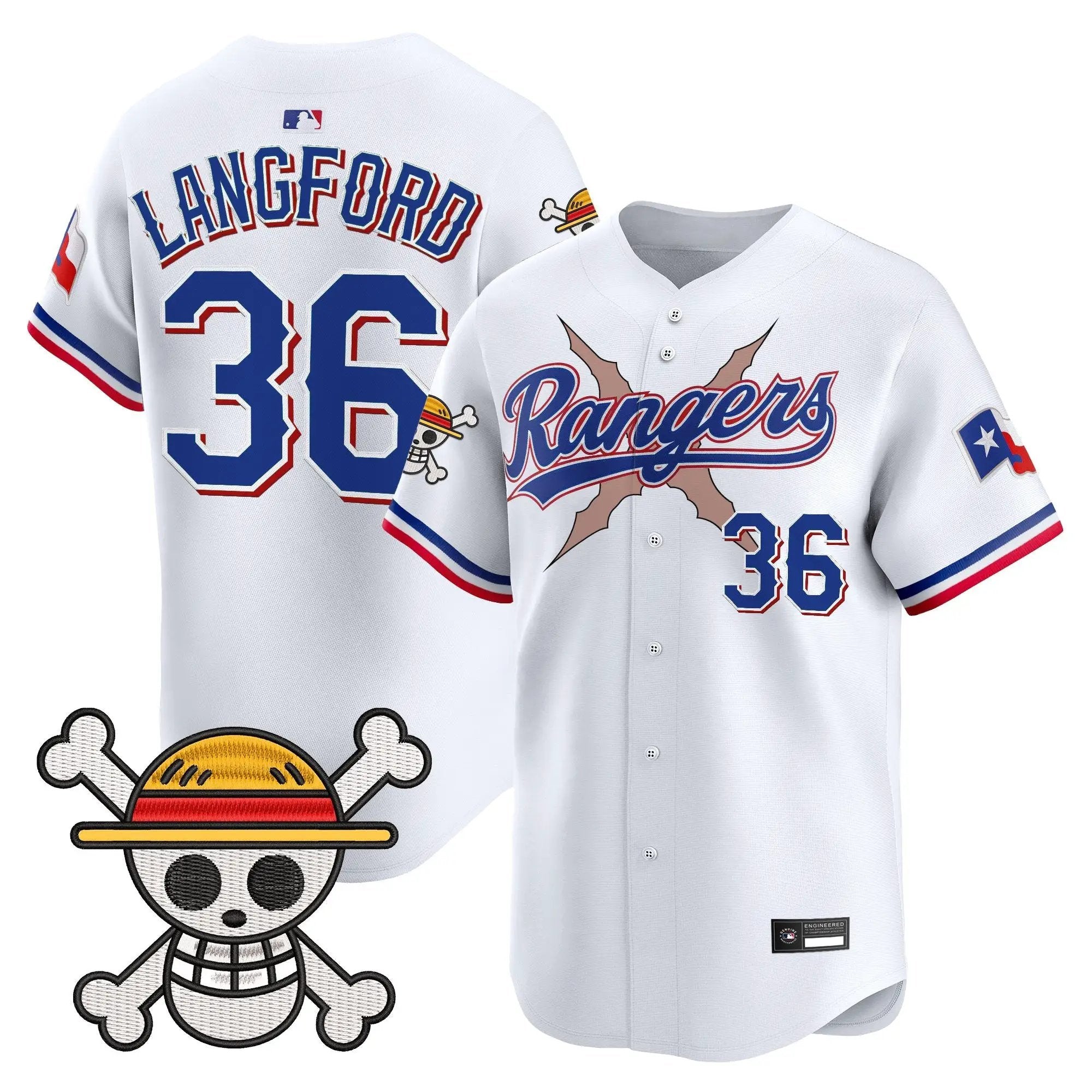 Texas Rangers x OP Vapor Premier Limited Jersey - Stitched by Digigearus