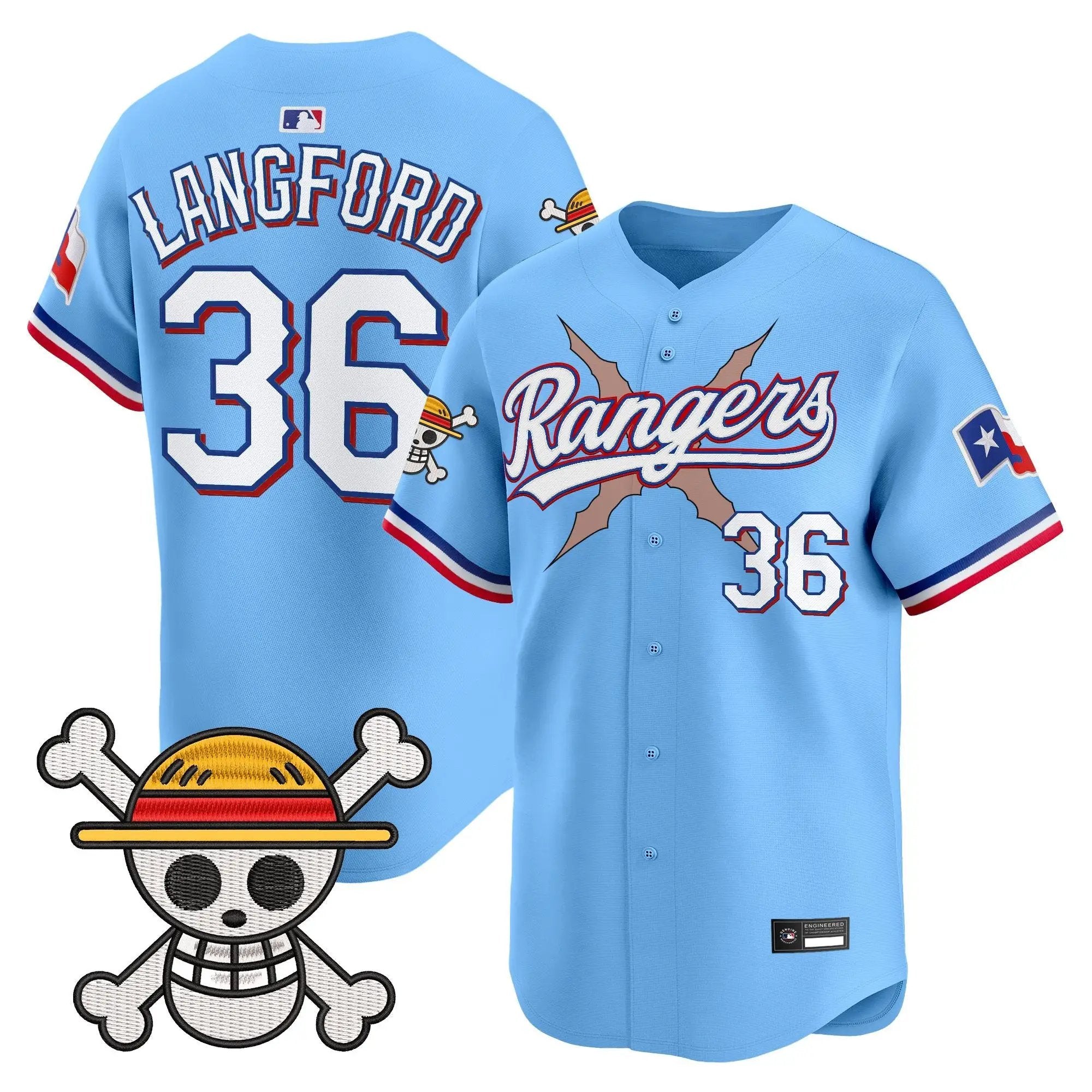 Texas Rangers x OP Vapor Premier Limited Jersey - Stitched by Digigearus