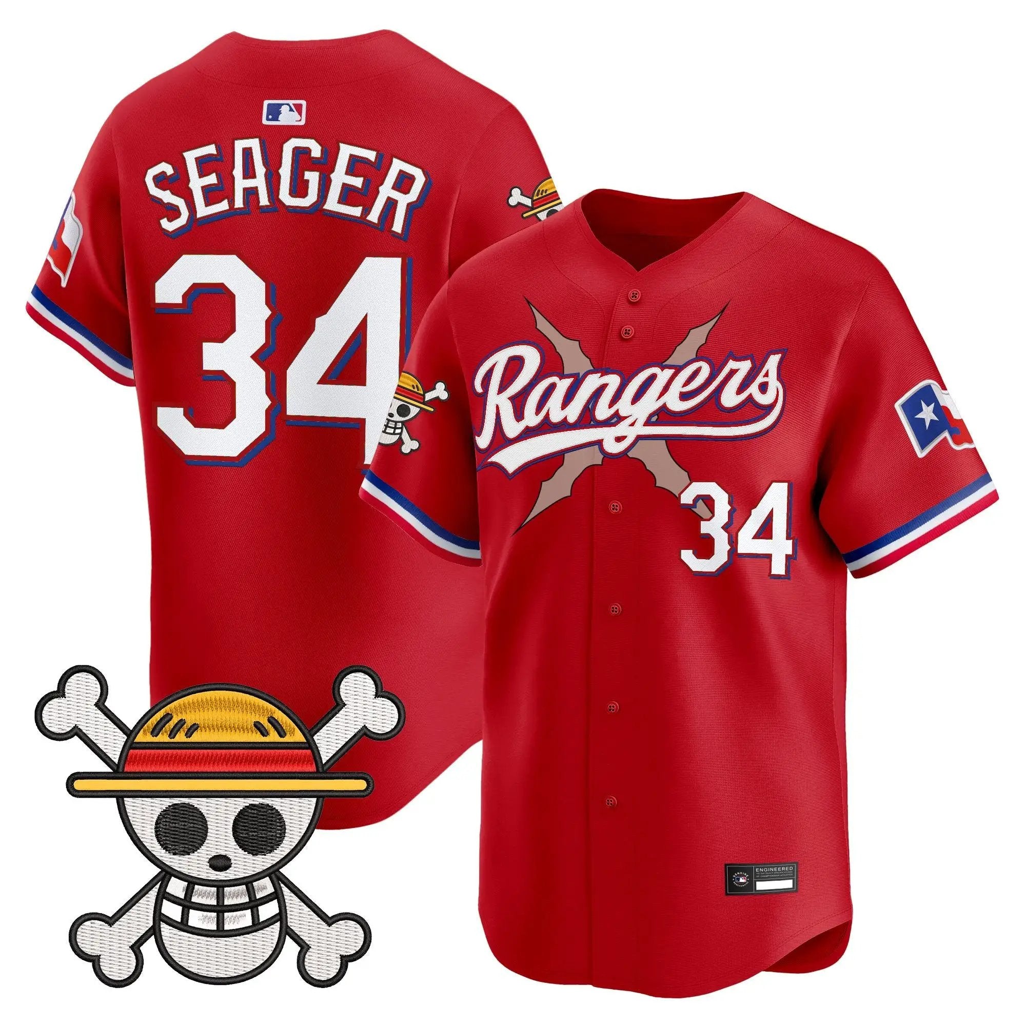 Texas Rangers x OP Vapor Premier Limited Jersey - Stitched by Digigearus
