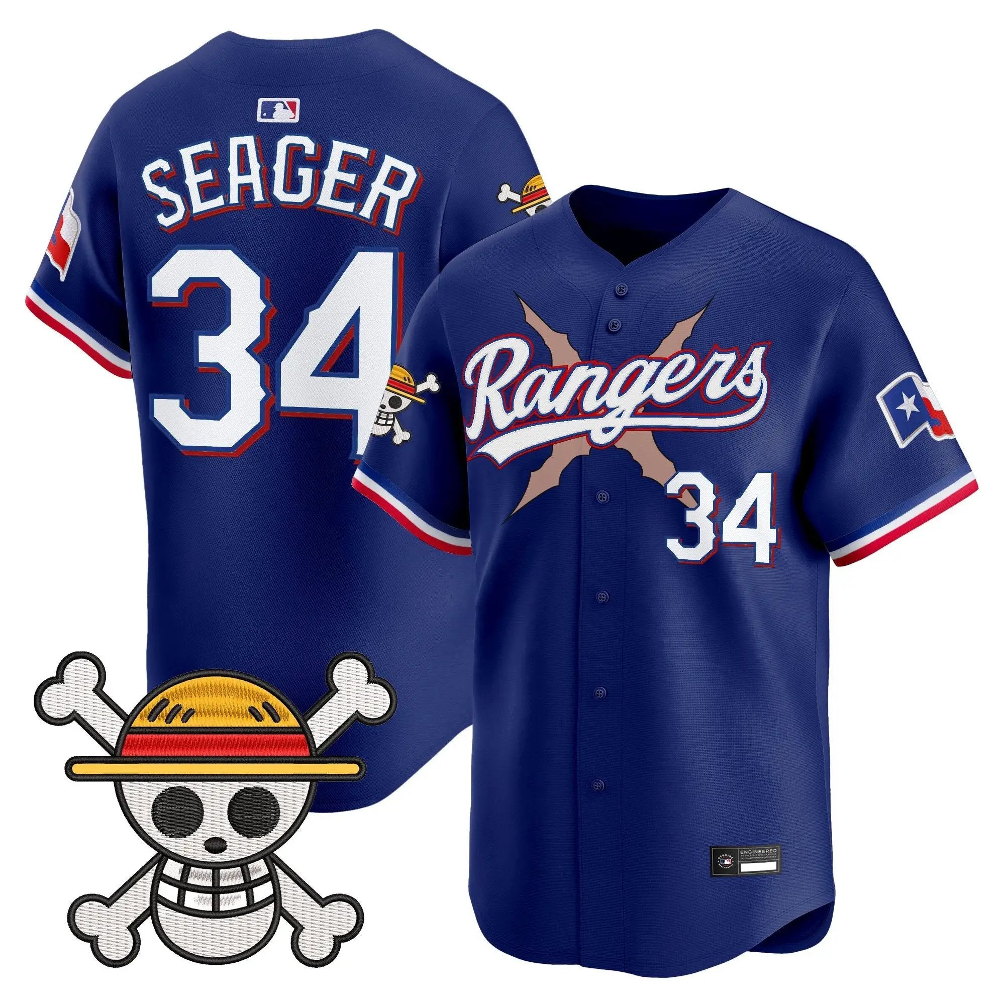 Texas Rangers x OP Vapor Premier Limited Jersey - Stitched by Digigearus