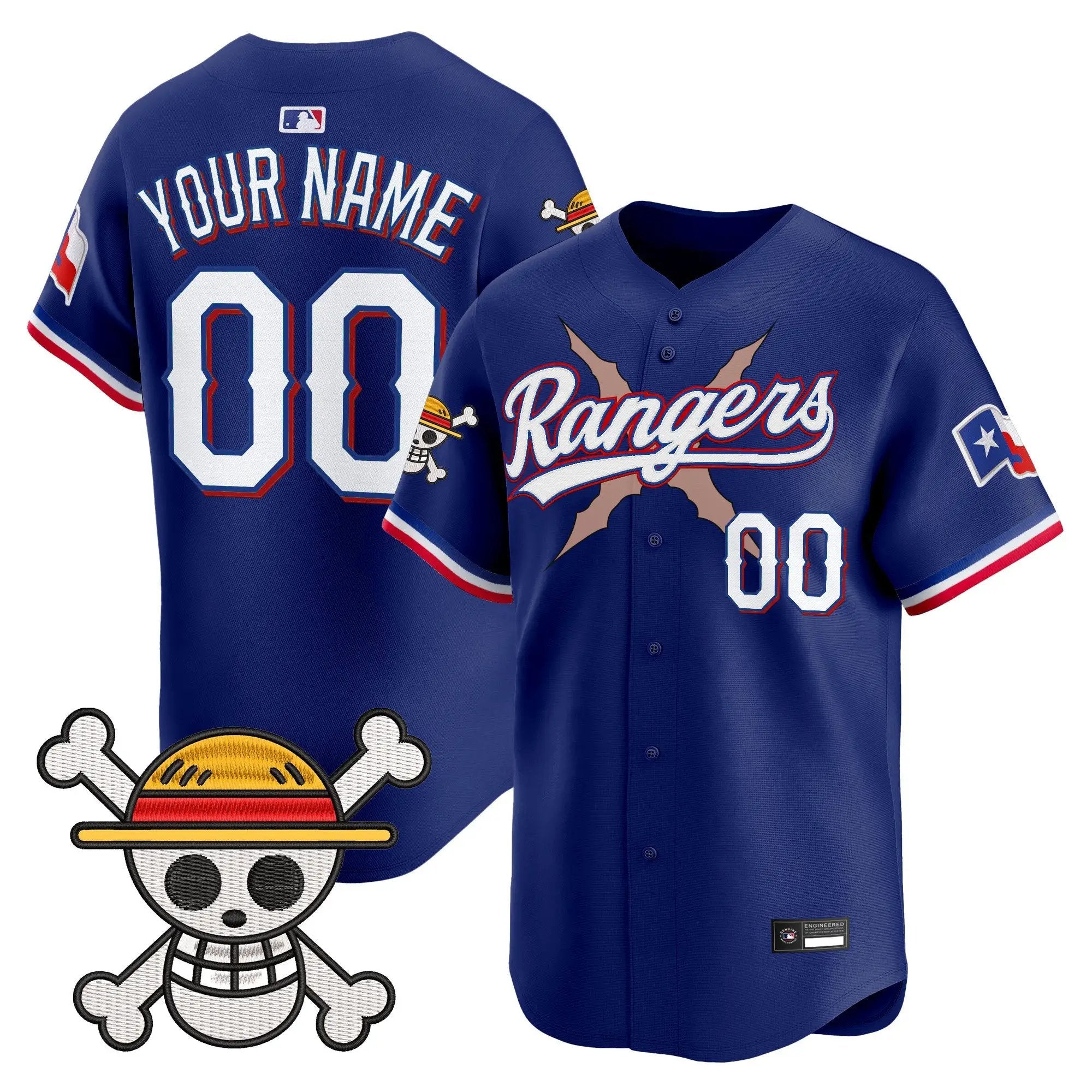 Texas Rangers x OP Vapor Premier Limited Custom Jersey - Stitched by Digigearus