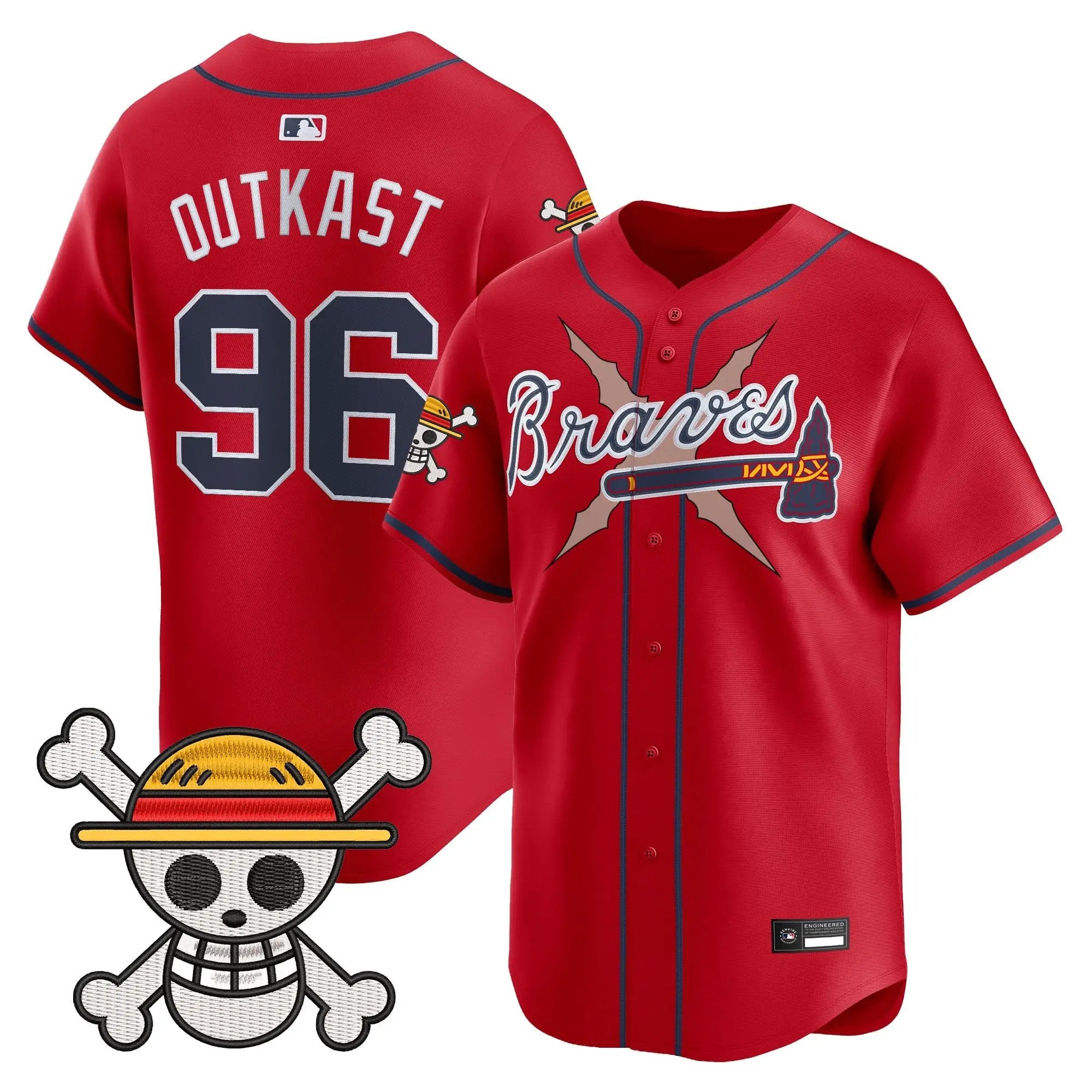 Atlanta Braves x OP Vapor Premier Limited Jersey - Stitched by Atlanta Braves