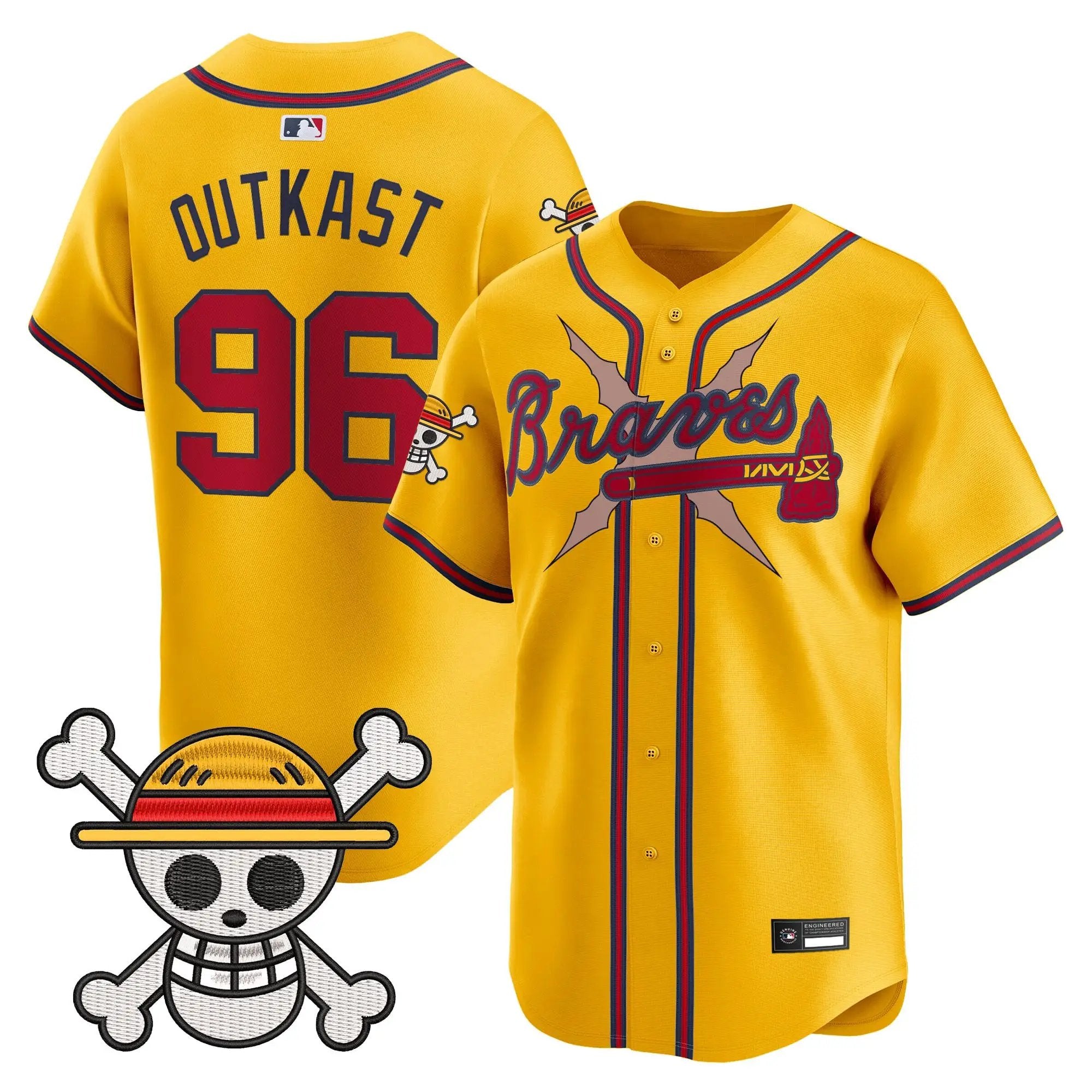 Atlanta Braves x OP Vapor Premier Limited Jersey - Stitched by Atlanta Braves