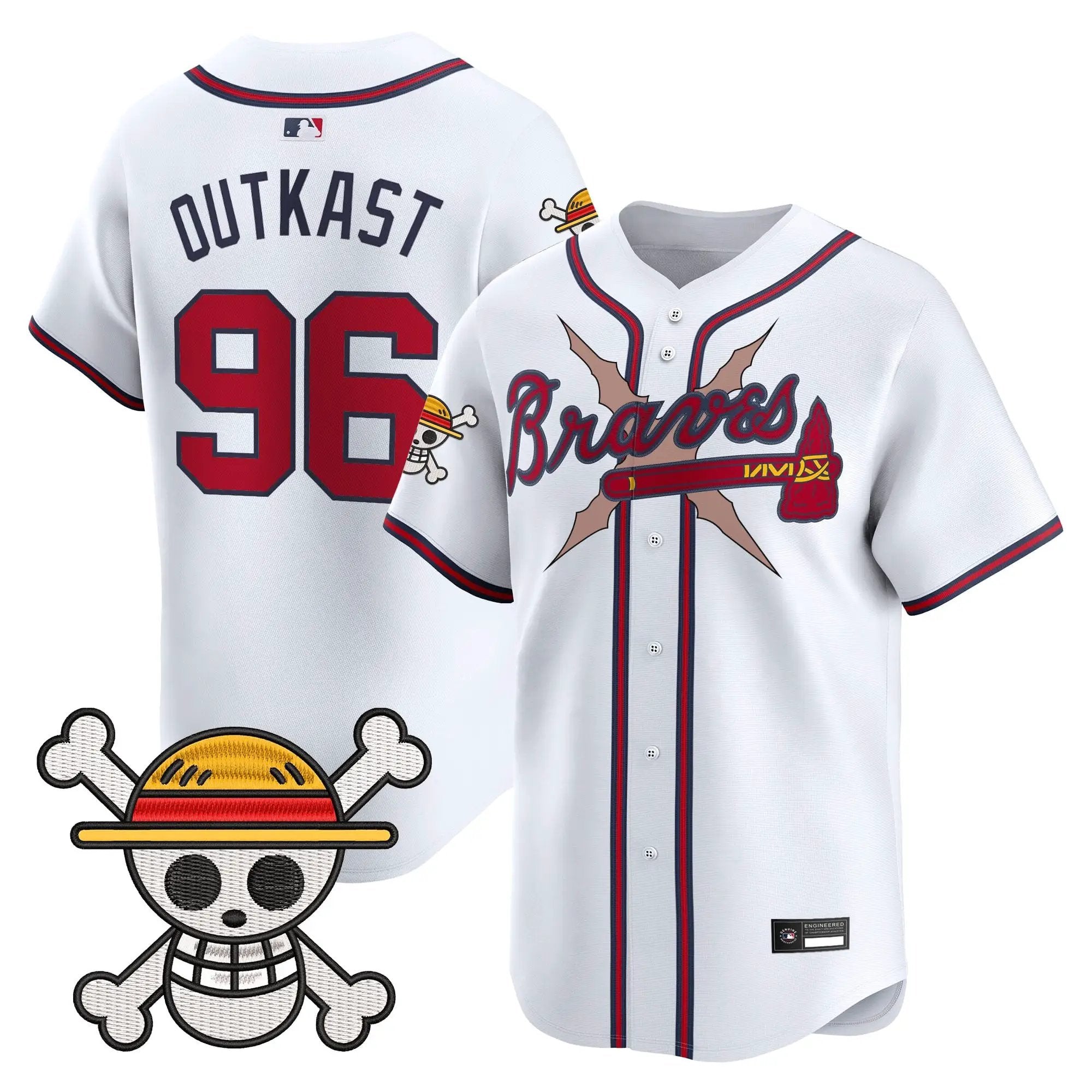 Atlanta Braves x OP Vapor Premier Limited Jersey - Stitched by Atlanta Braves