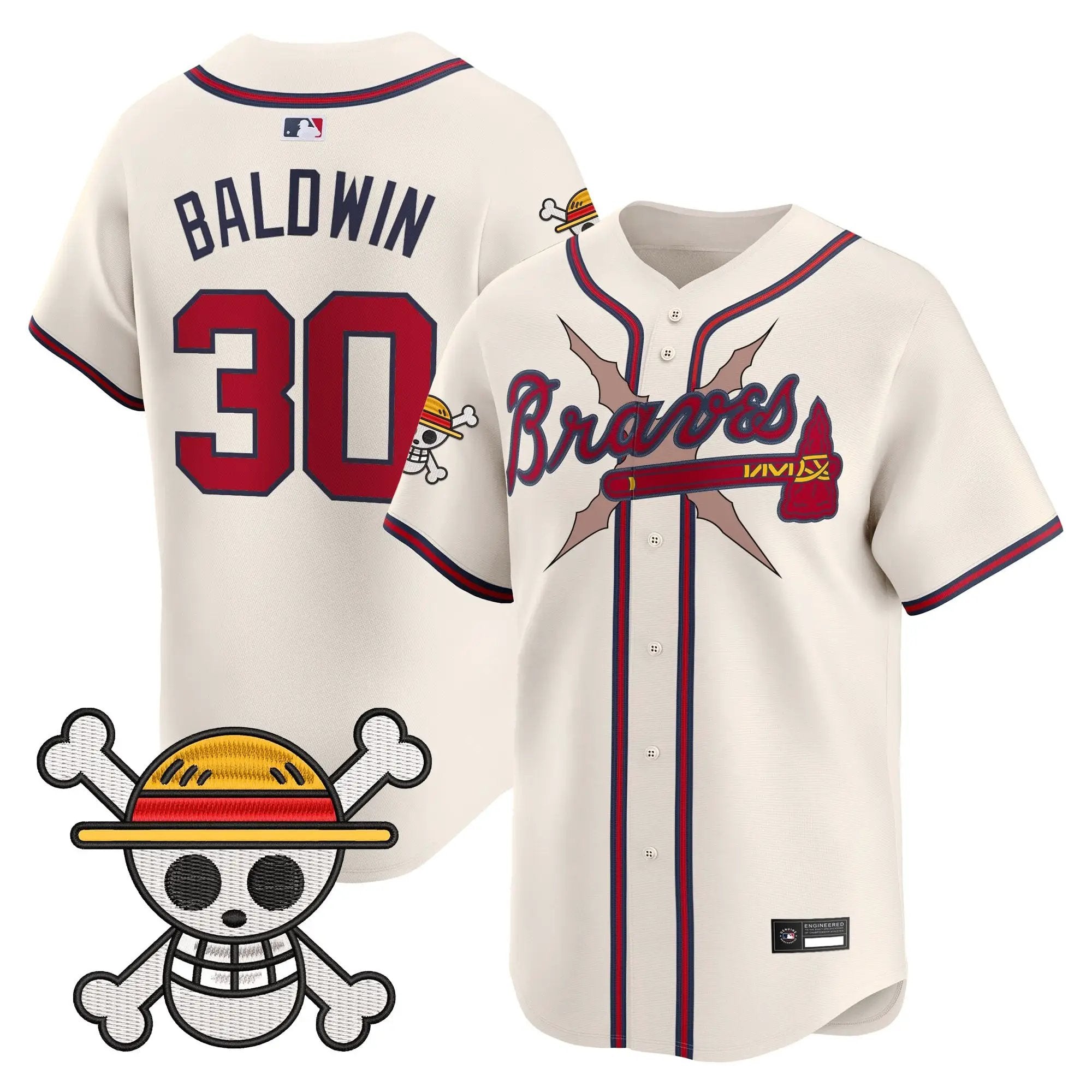Atlanta Braves x OP Vapor Premier Limited Jersey - Stitched by Atlanta Braves