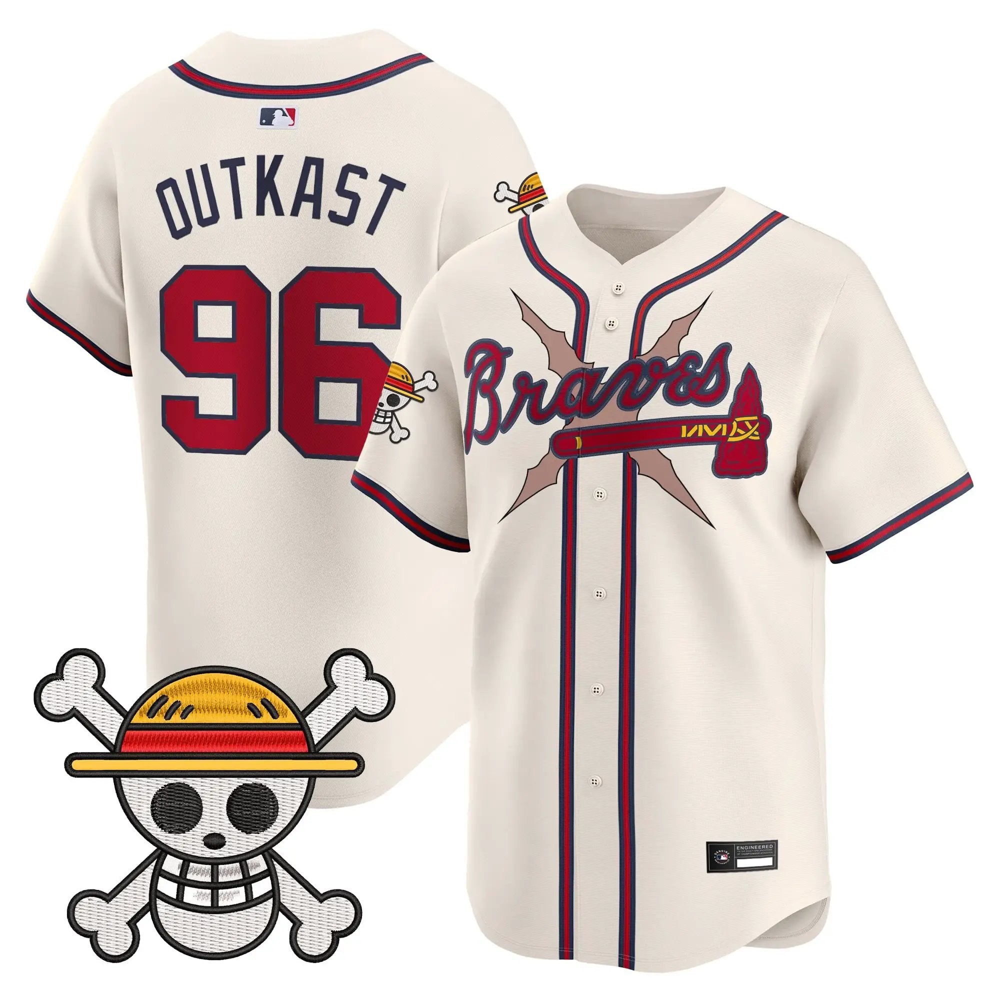 Atlanta Braves x OP Vapor Premier Limited Jersey - Stitched by Atlanta Braves