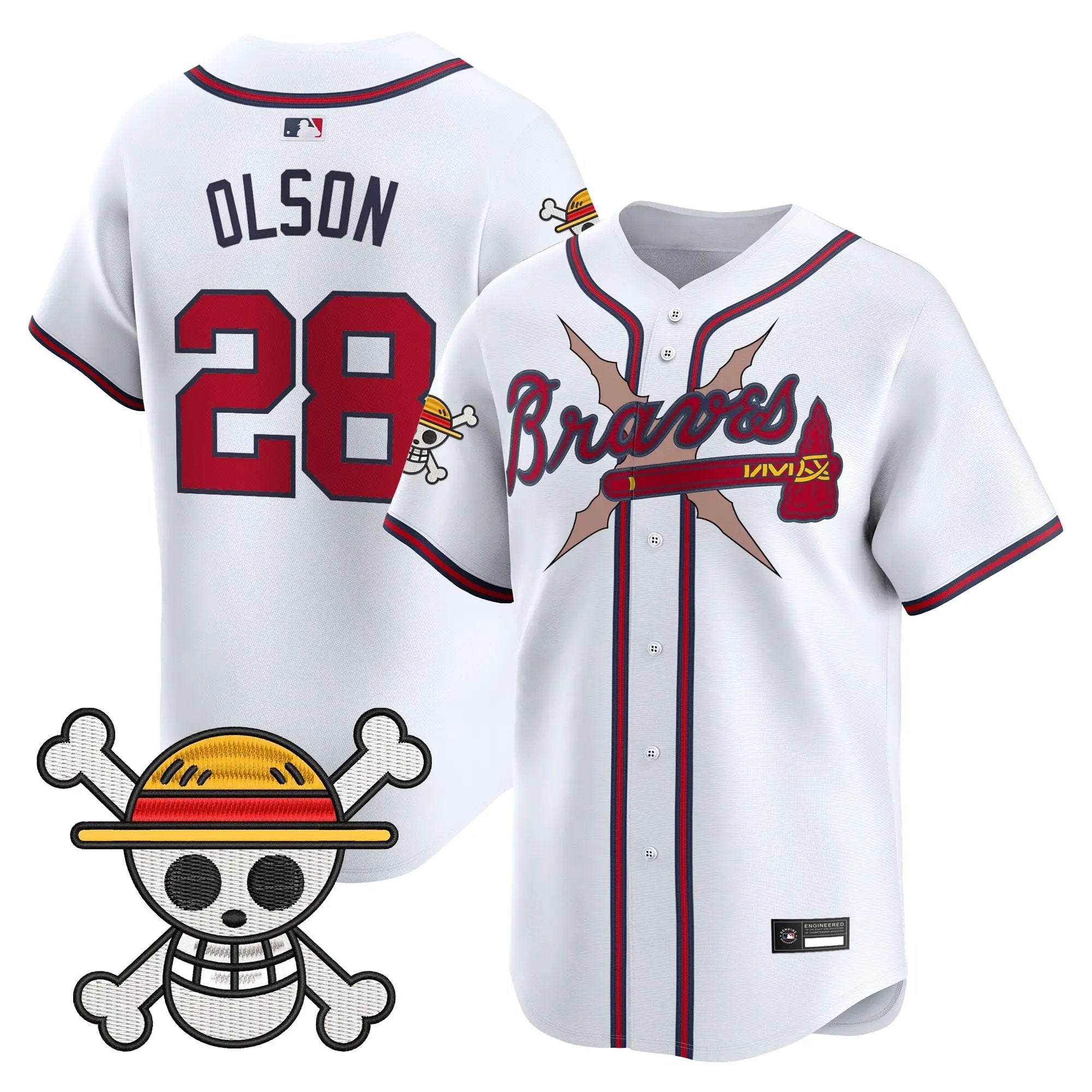 Atlanta Braves x OP Vapor Premier Limited Jersey - Stitched by Atlanta Braves