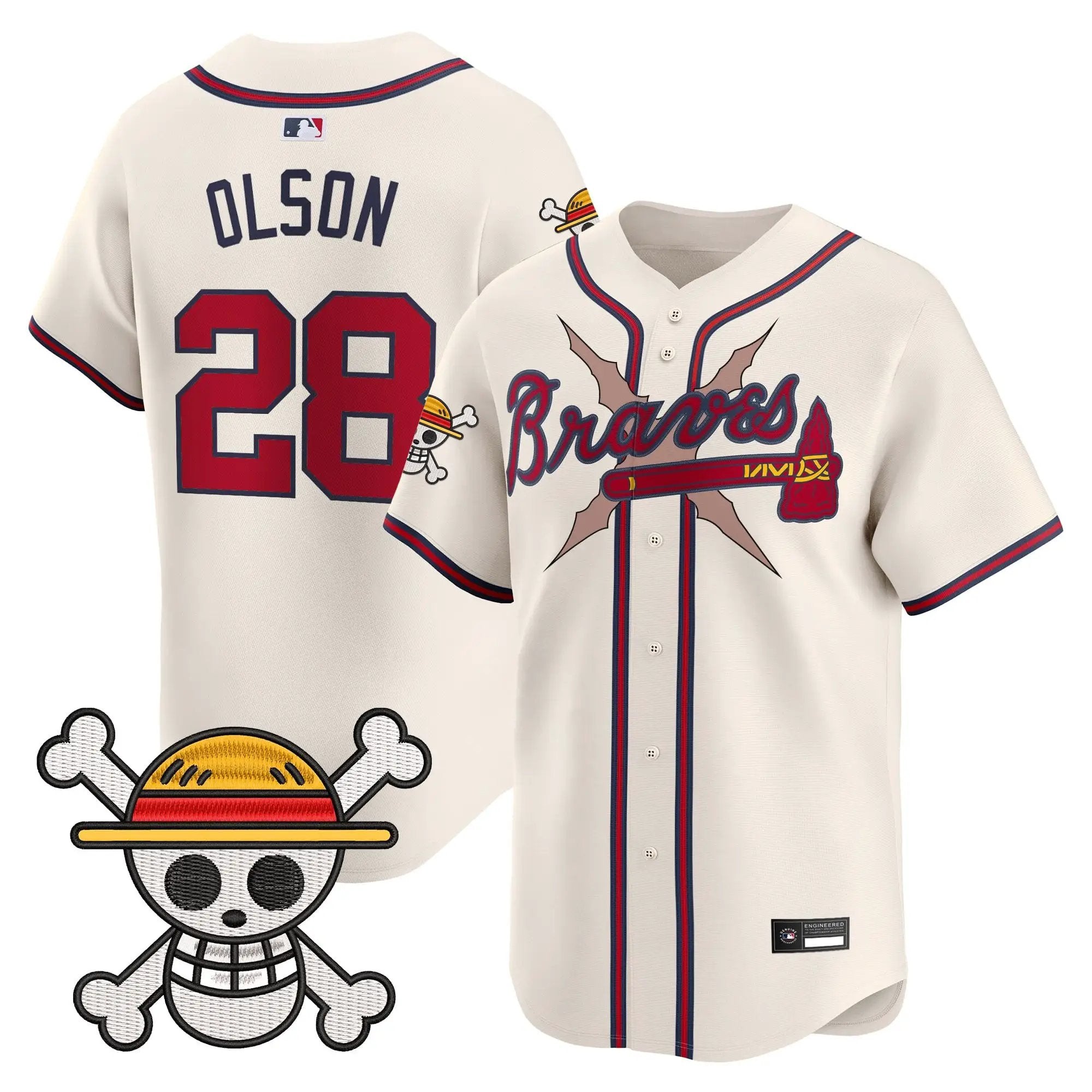 Atlanta Braves x OP Vapor Premier Limited Jersey - Stitched by Atlanta Braves