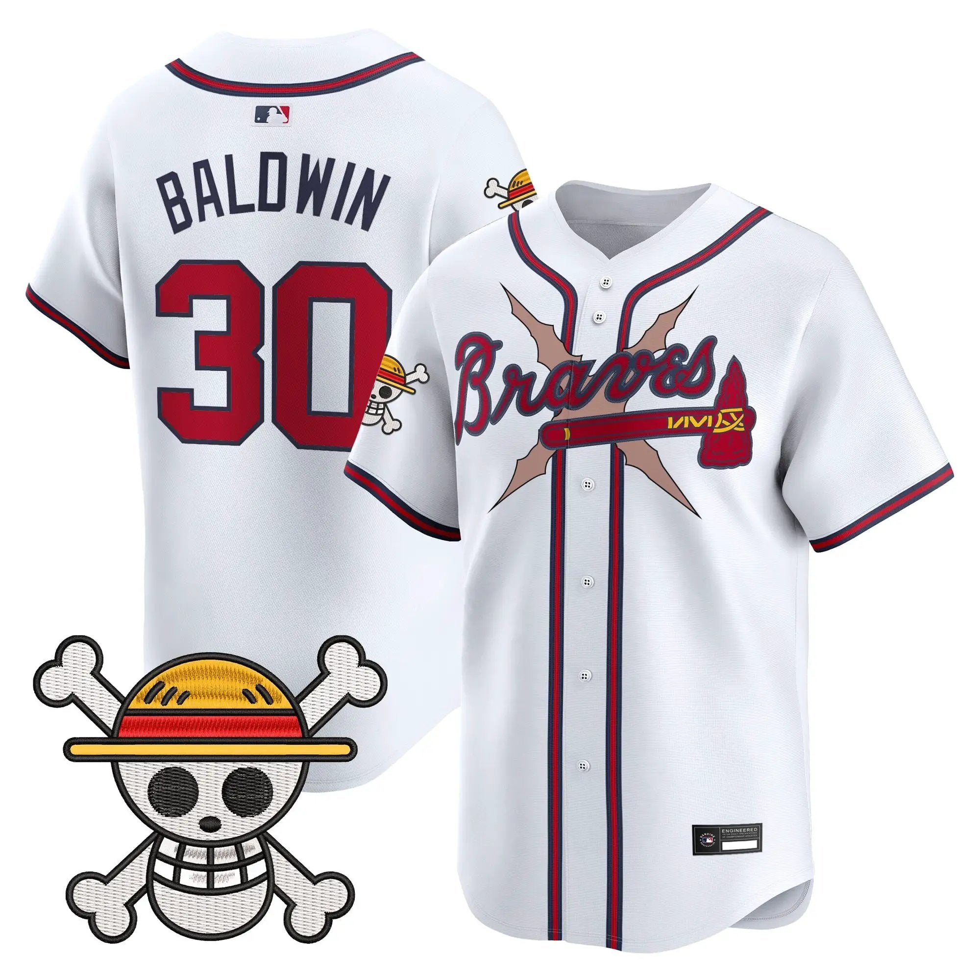 Atlanta Braves x OP Vapor Premier Limited Jersey - Stitched by Atlanta Braves