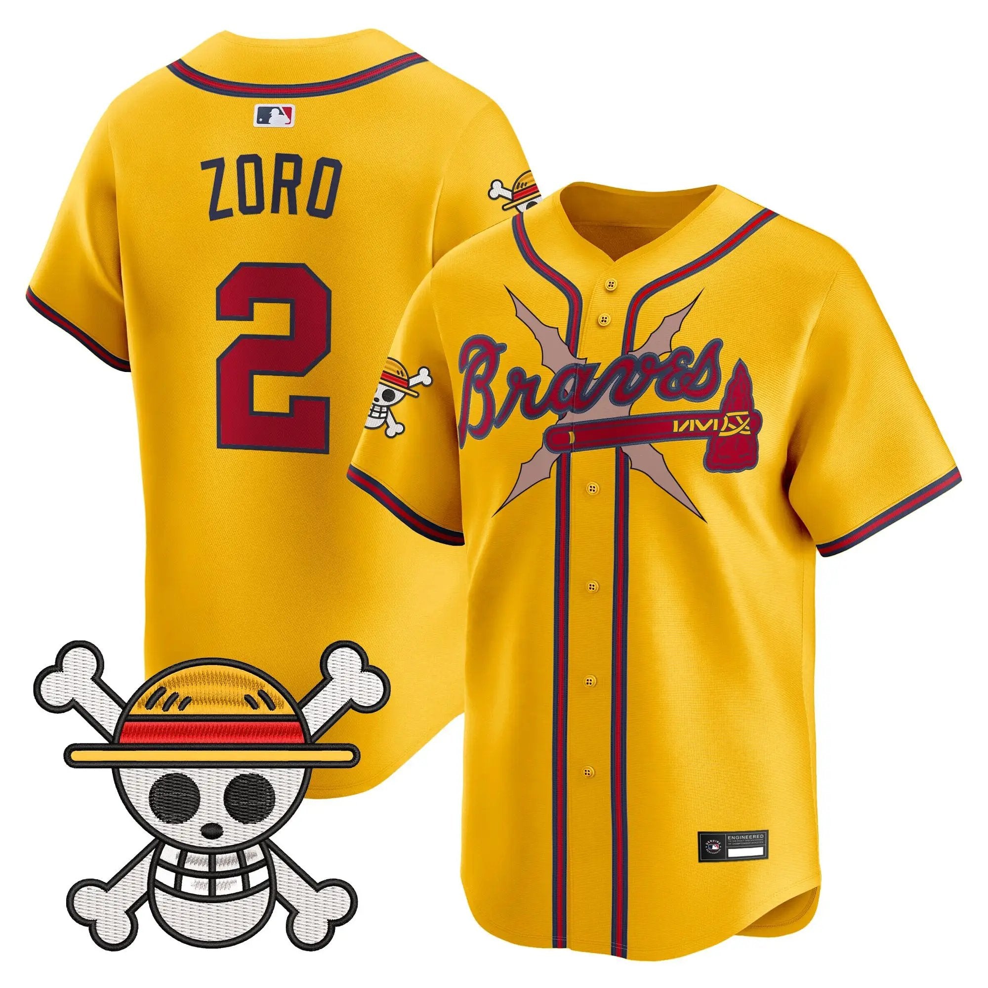 Atlanta Braves x OP Vapor Premier Limited Jersey - Stitched by Atlanta Braves