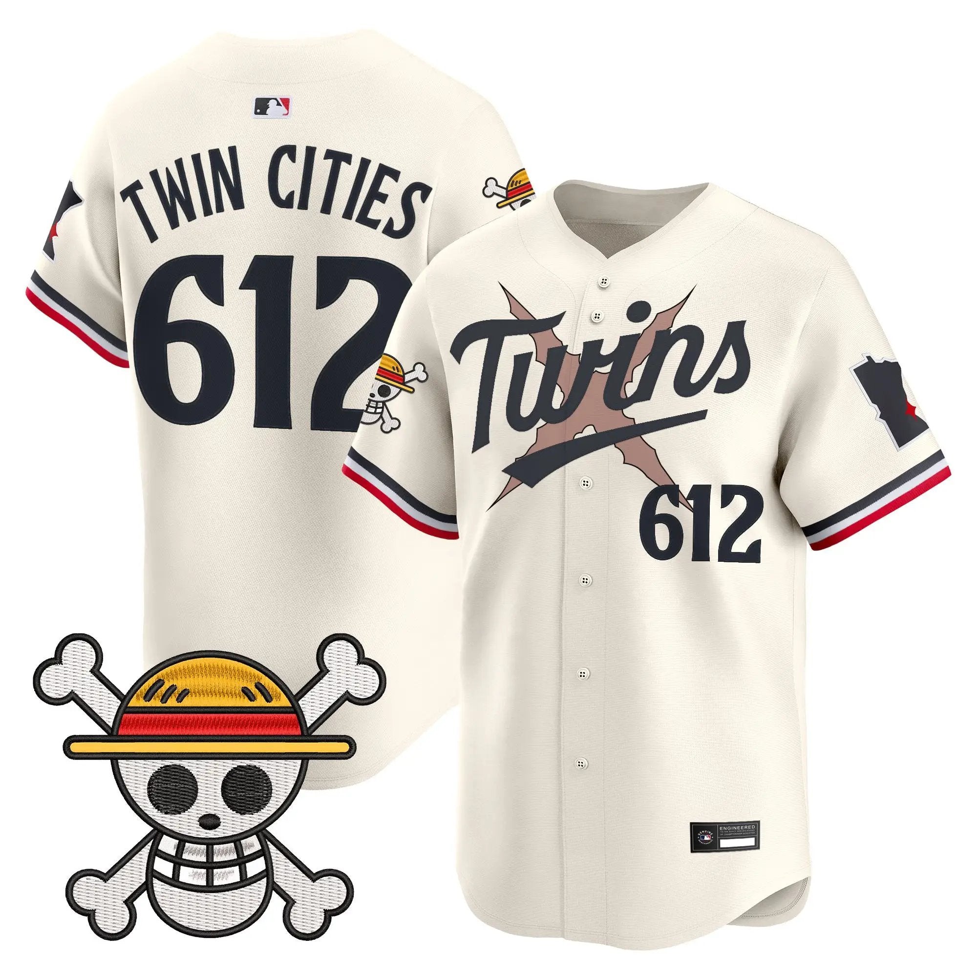 Minnesota Twins x One Piece Vapor Premier Limited Jersey - Stitched by Digigearus