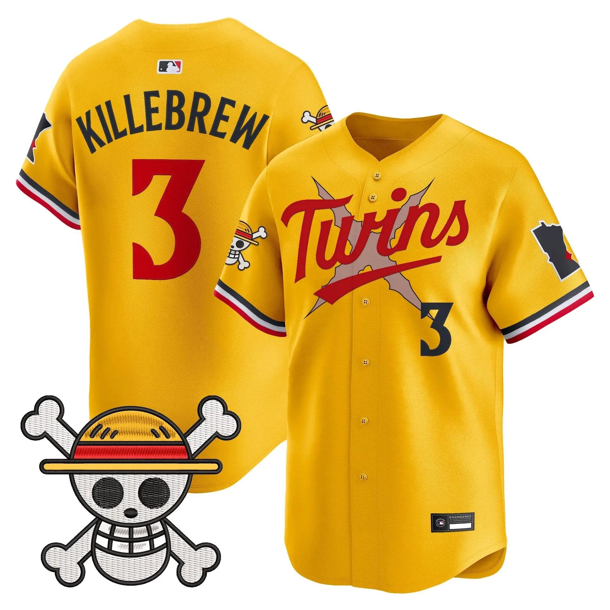 Minnesota Twins x One Piece Vapor Premier Limited Jersey - Stitched by Digigearus