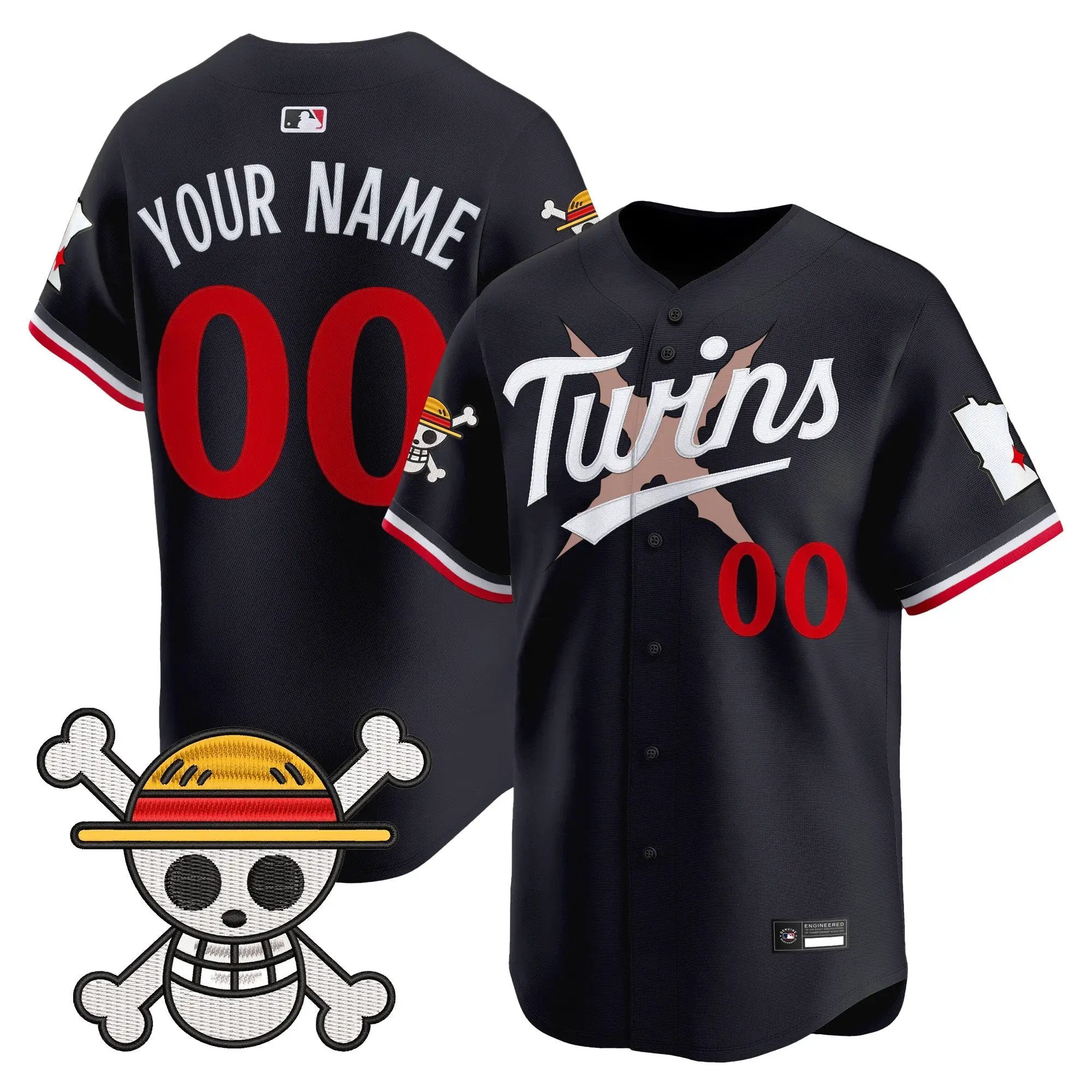 Minnesota Twins x One Piece Vapor Premier Limited Custom Jersey - Stitched by Digigearus