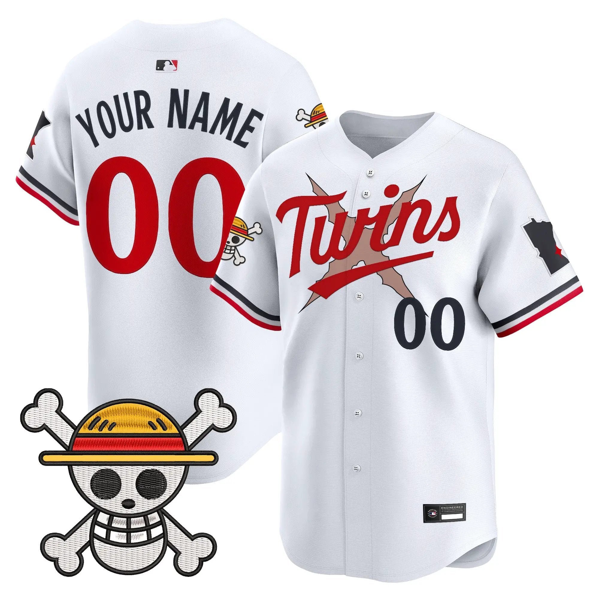 Minnesota Twins x One Piece Vapor Premier Limited Custom Jersey - Stitched by Digigearus