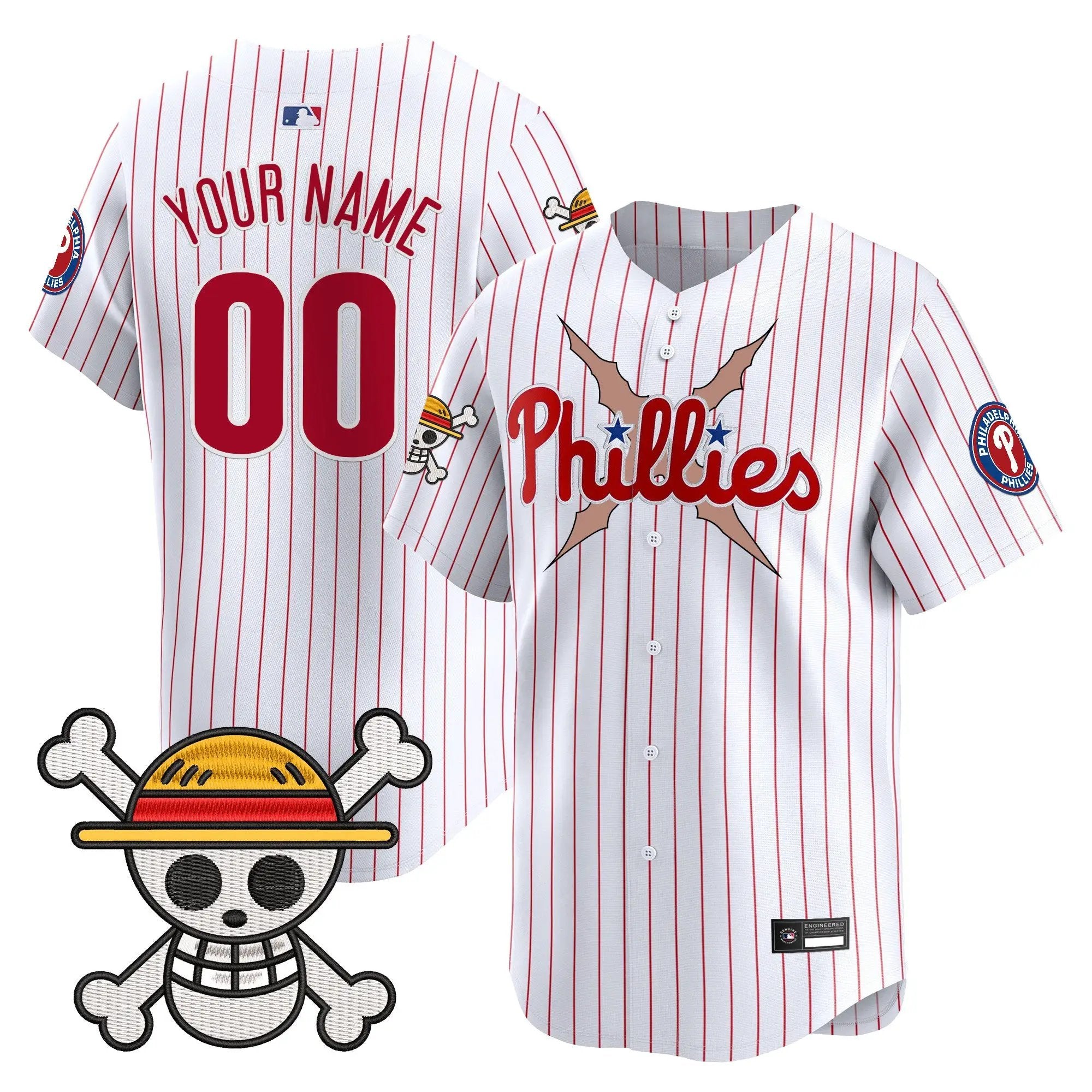 Philadelphia Phillies x OP Vapor Premier Limited Custom Jersey - Stitched by Digigearus
