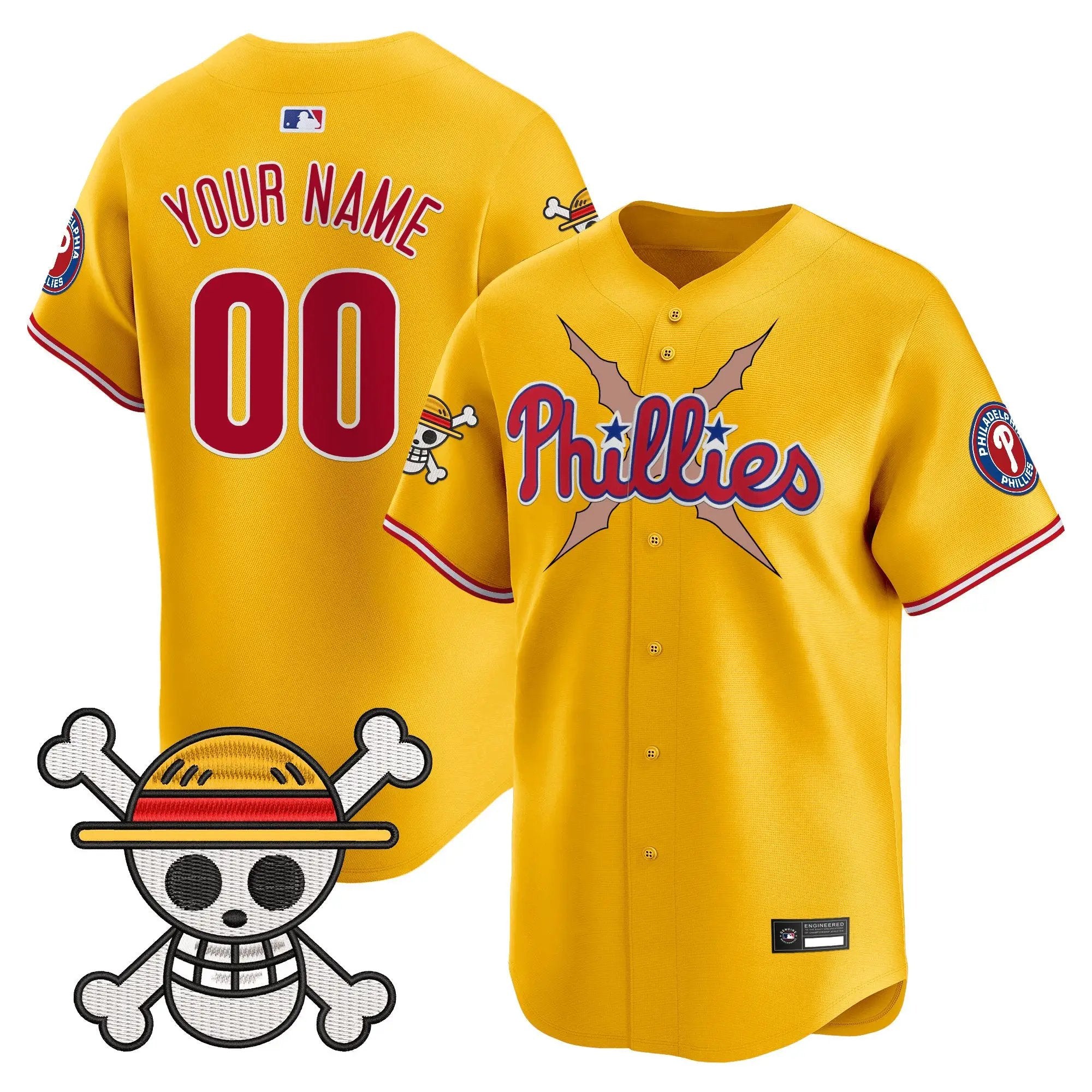 Philadelphia Phillies x OP Vapor Premier Limited Custom Jersey - Stitched by Digigearus