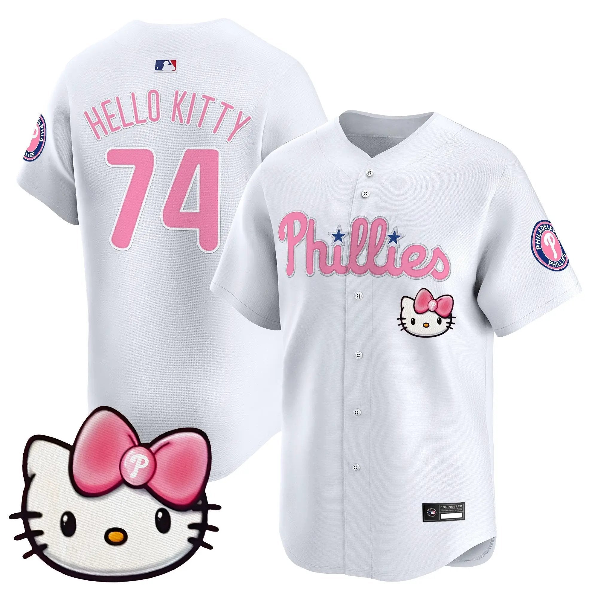 Philadelphia Phillies Hello Kitty Vapor Premier Limited Jersey – All Stitched by Philadelphia Phillies
