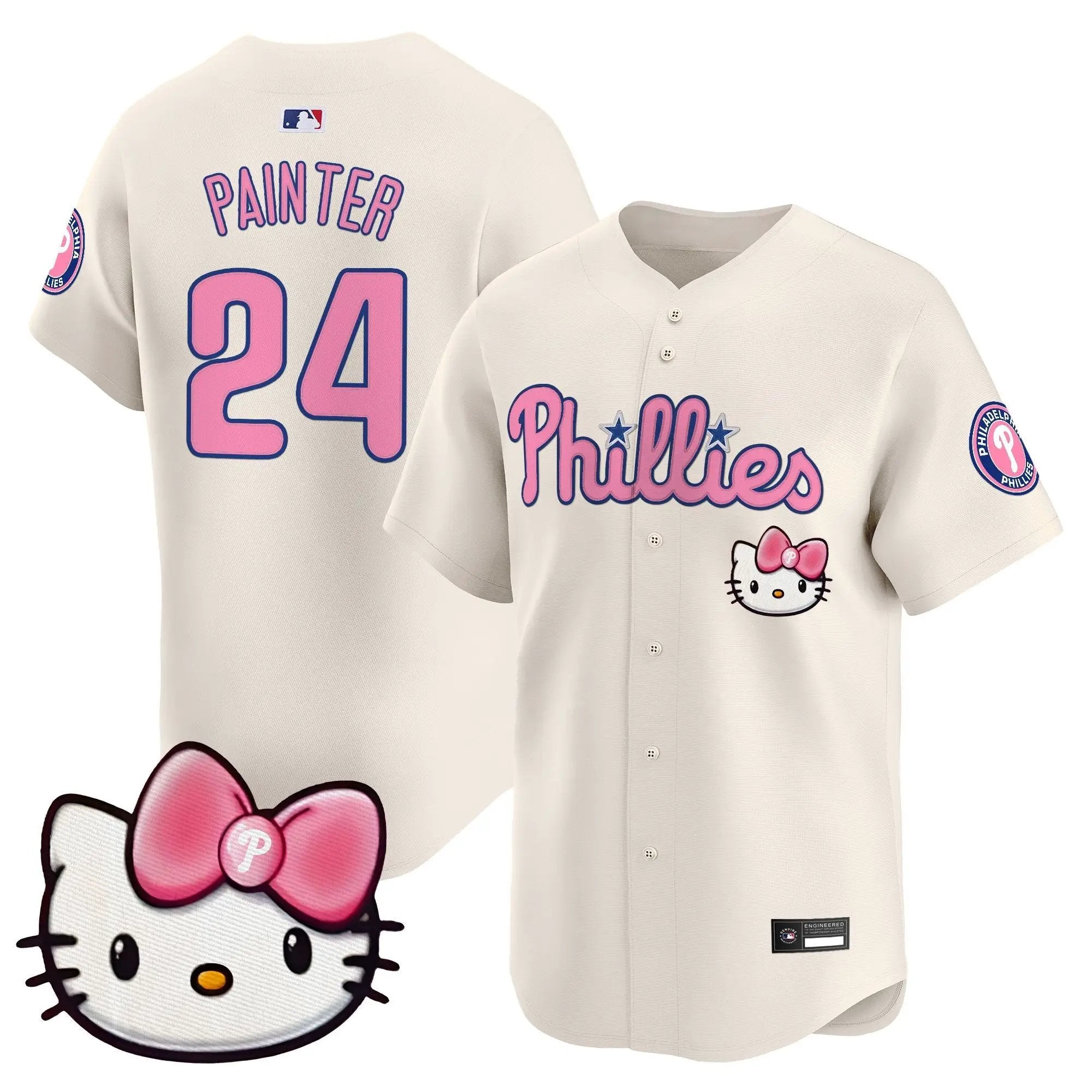 Philadelphia Phillies Hello Kitty Vapor Premier Limited Jersey – All Stitched by Philadelphia Phillies