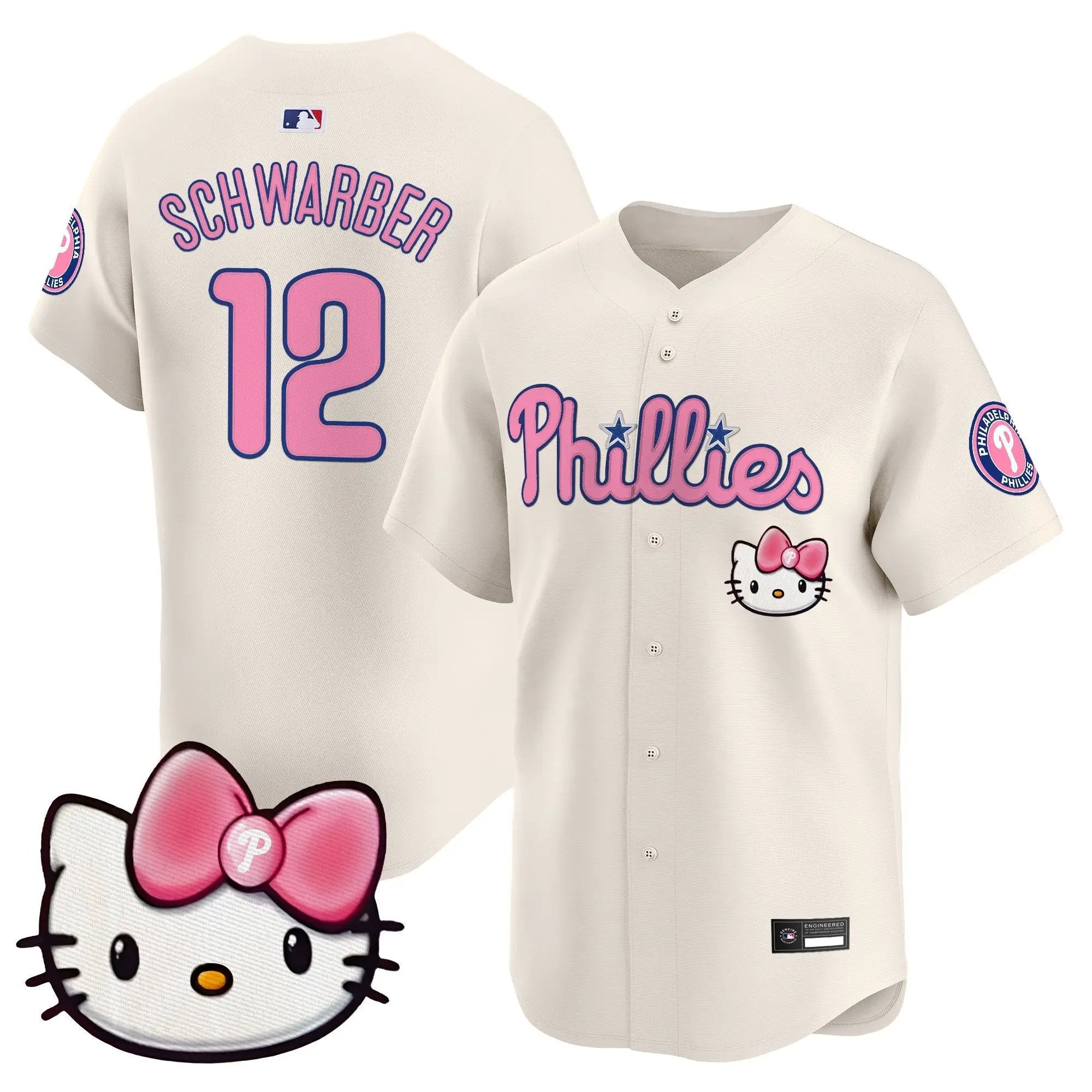Philadelphia Phillies Hello Kitty Vapor Premier Limited Jersey – All Stitched by Philadelphia Phillies