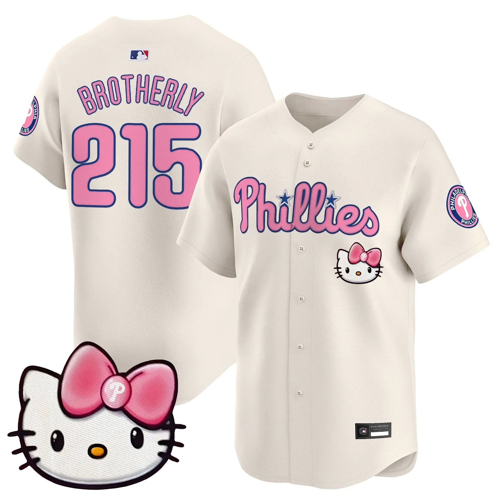 Philadelphia Phillies Hello Kitty Vapor Premier Limited Jersey – All Stitched by Philadelphia Phillies