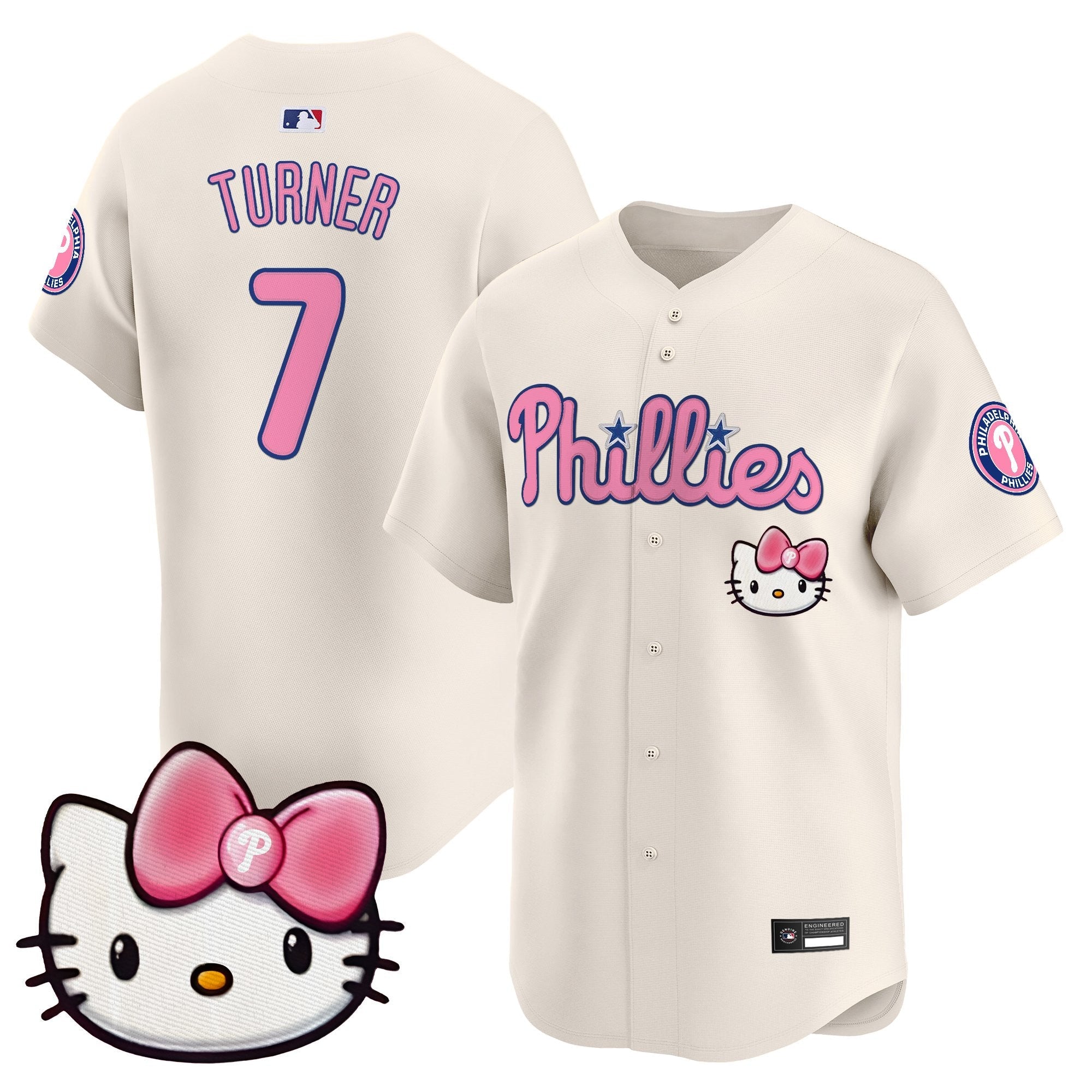 Philadelphia Phillies Hello Kitty Vapor Premier Limited Jersey – All Stitched by Philadelphia Phillies