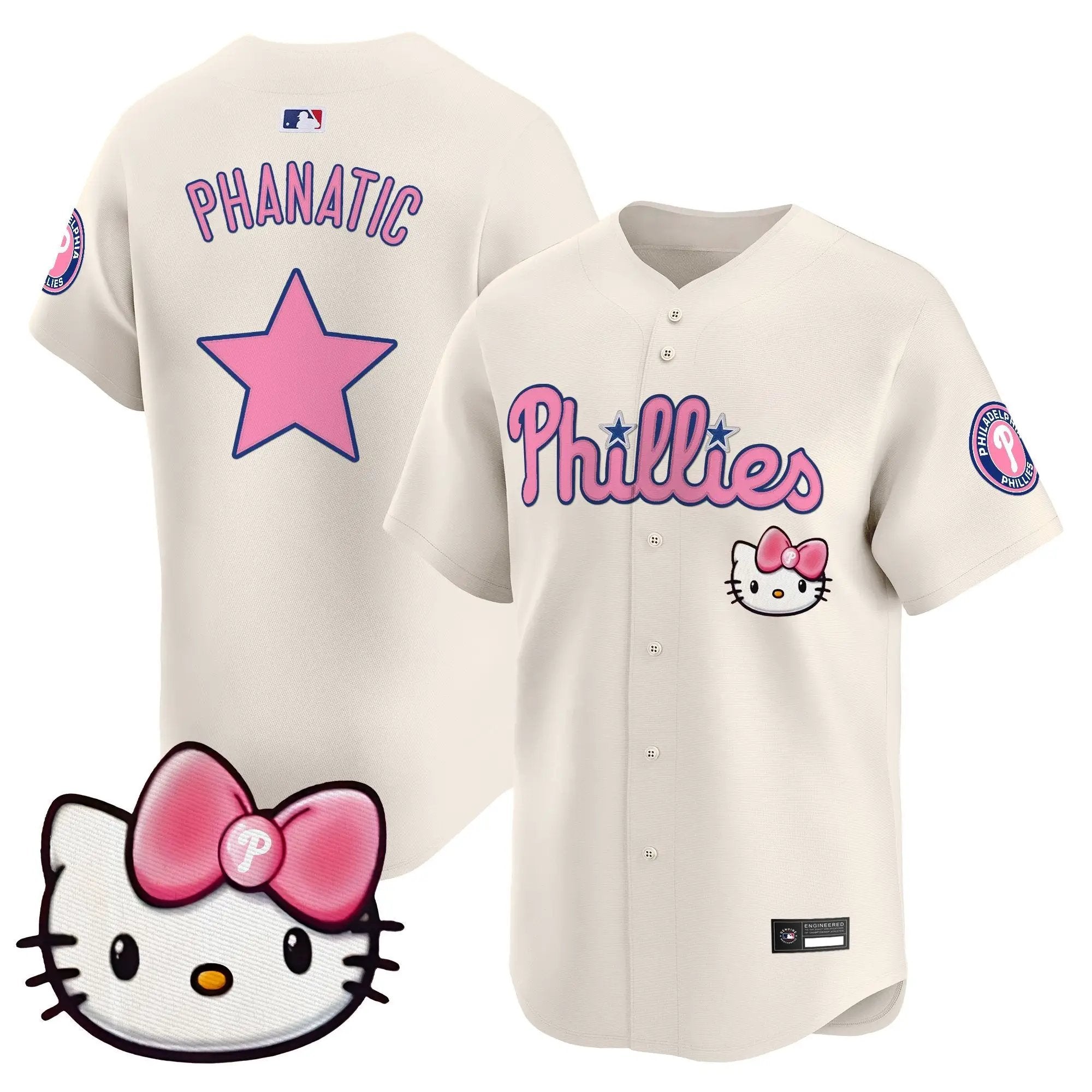 Philadelphia Phillies Hello Kitty Vapor Premier Limited Jersey – All Stitched by Philadelphia Phillies