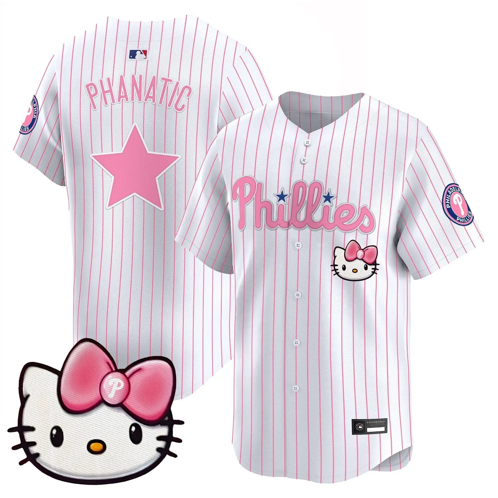 Philadelphia Phillies Hello Kitty Vapor Premier Limited Jersey – All Stitched by Philadelphia Phillies