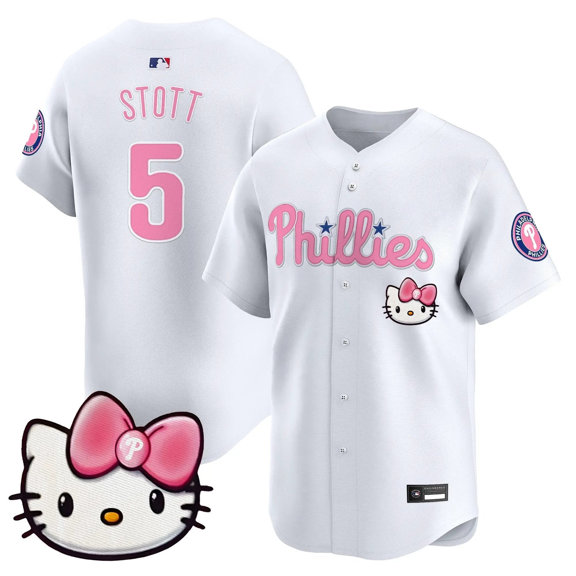 Philadelphia Phillies Hello Kitty Vapor Premier Limited Jersey – All Stitched by Philadelphia Phillies