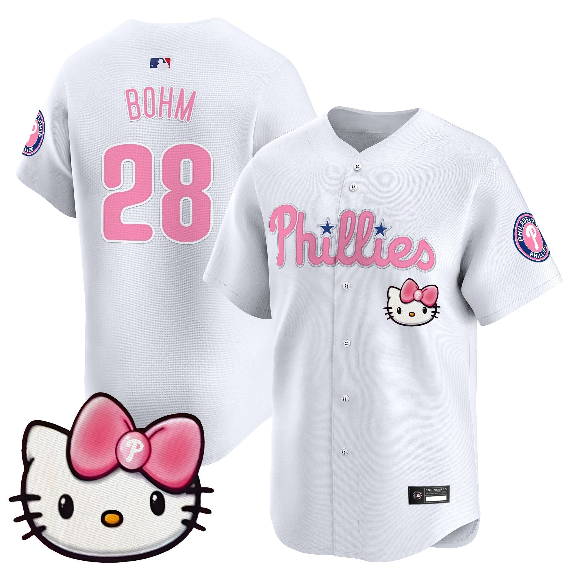 Philadelphia Phillies Hello Kitty Vapor Premier Limited Jersey – All Stitched by Philadelphia Phillies