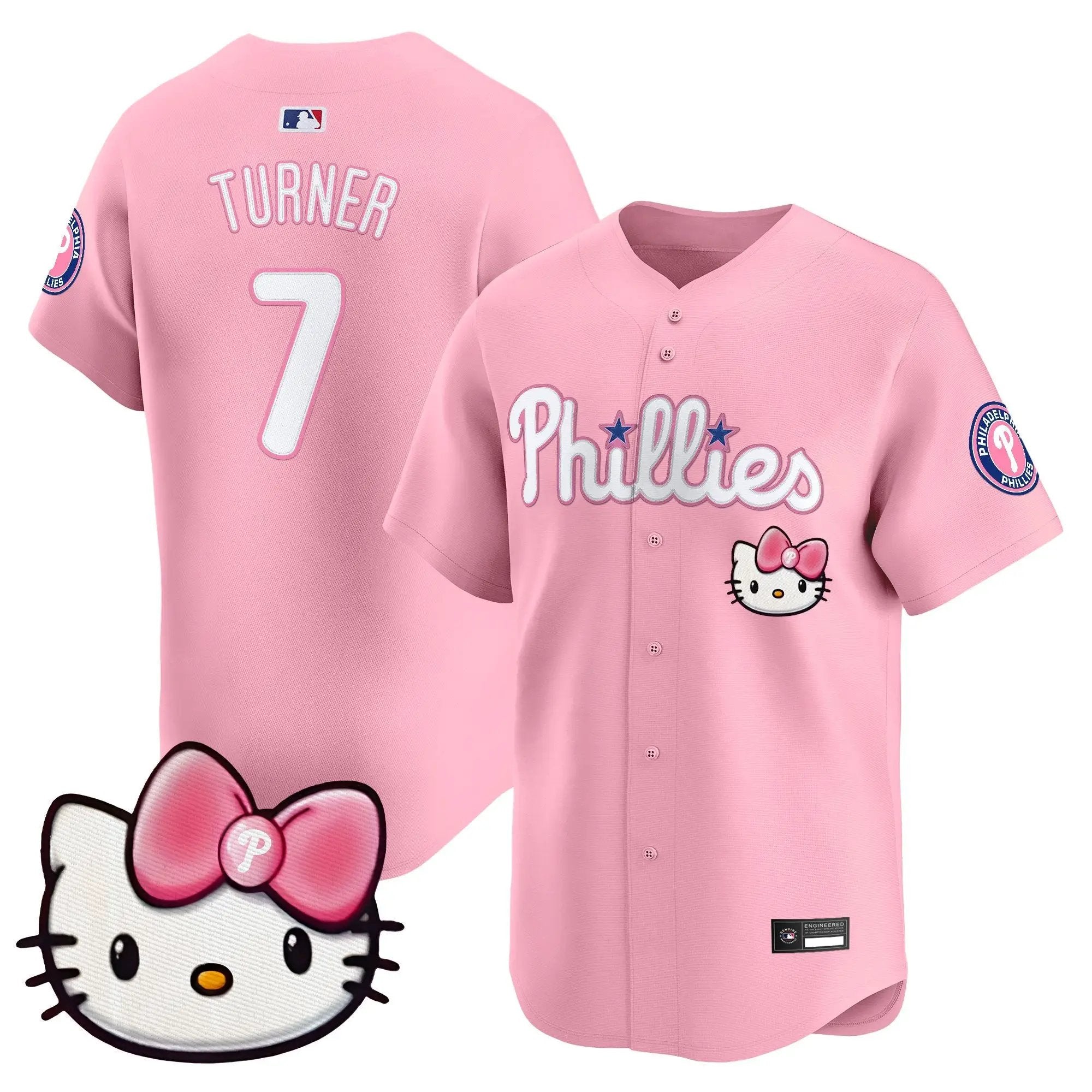 Philadelphia Phillies Hello Kitty Vapor Premier Limited Jersey – All Stitched by Philadelphia Phillies