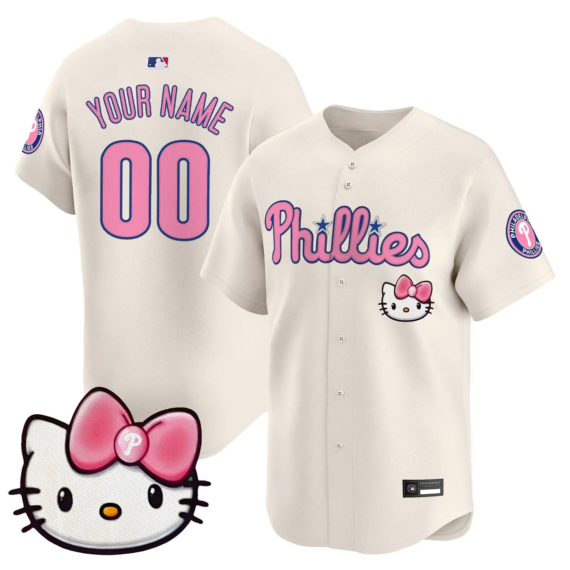 Philadelphia Phillies Hello Kitty Vapor Premier Limited Custom Jersey – All Stitched by Philadelphia Phillies