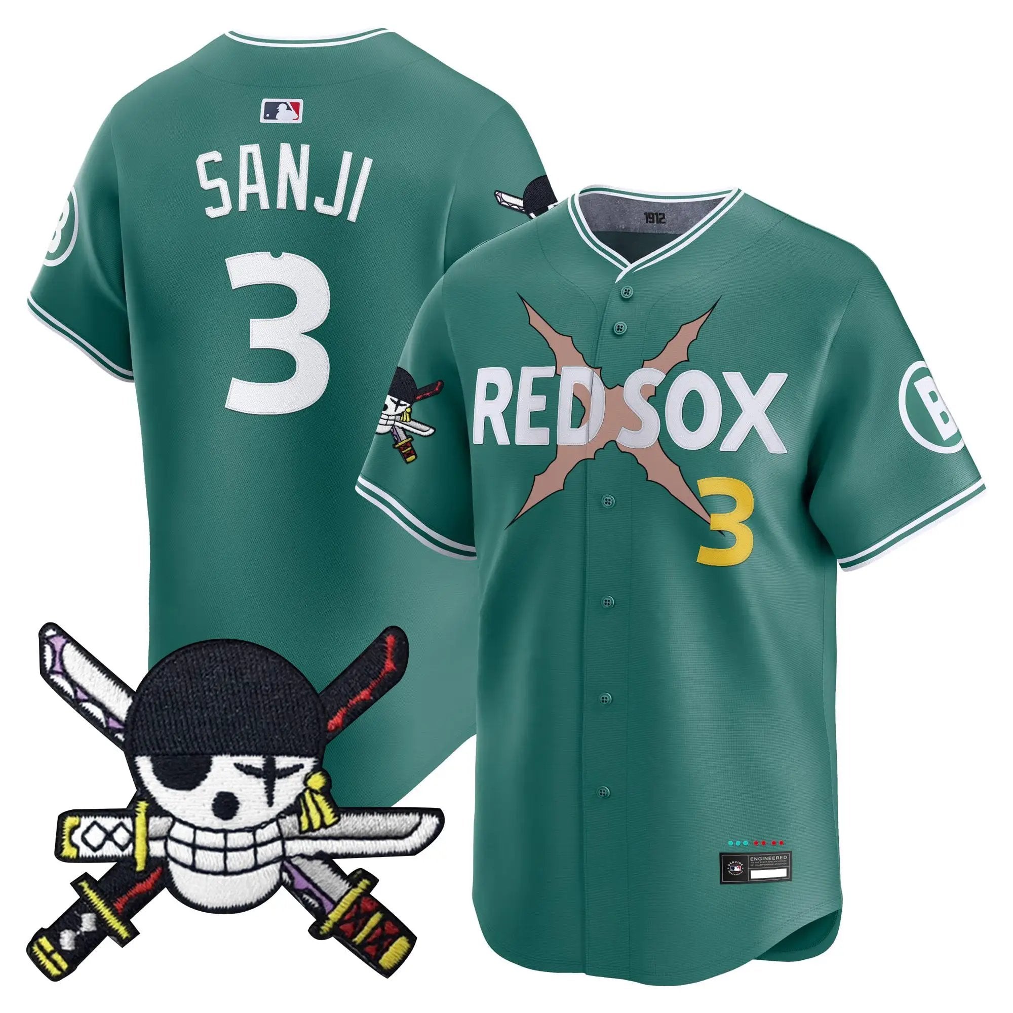 Boston Red Sox x OP Zr Patch Vapor Premier Limited Jersey - Stitched by Boston Red Sox
