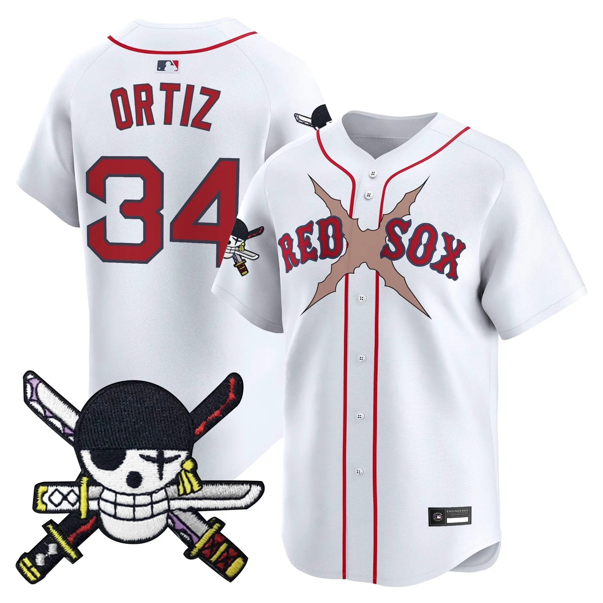 Boston Red Sox x OP Zr Patch Vapor Premier Limited Jersey - Stitched by Boston Red Sox