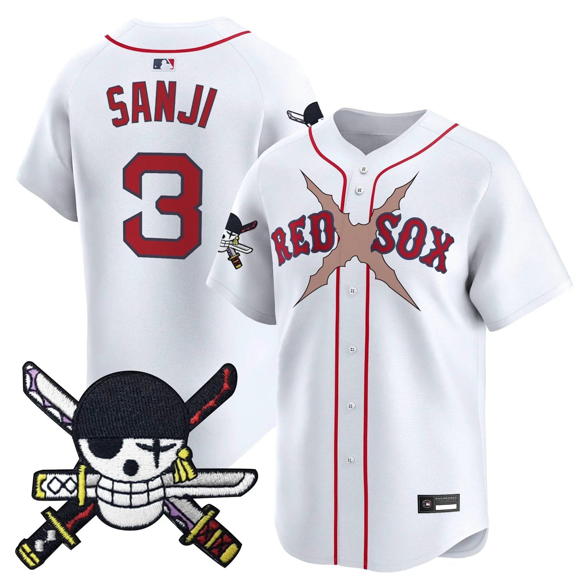 Boston Red Sox x OP Zr Patch Vapor Premier Limited Jersey - Stitched by Boston Red Sox