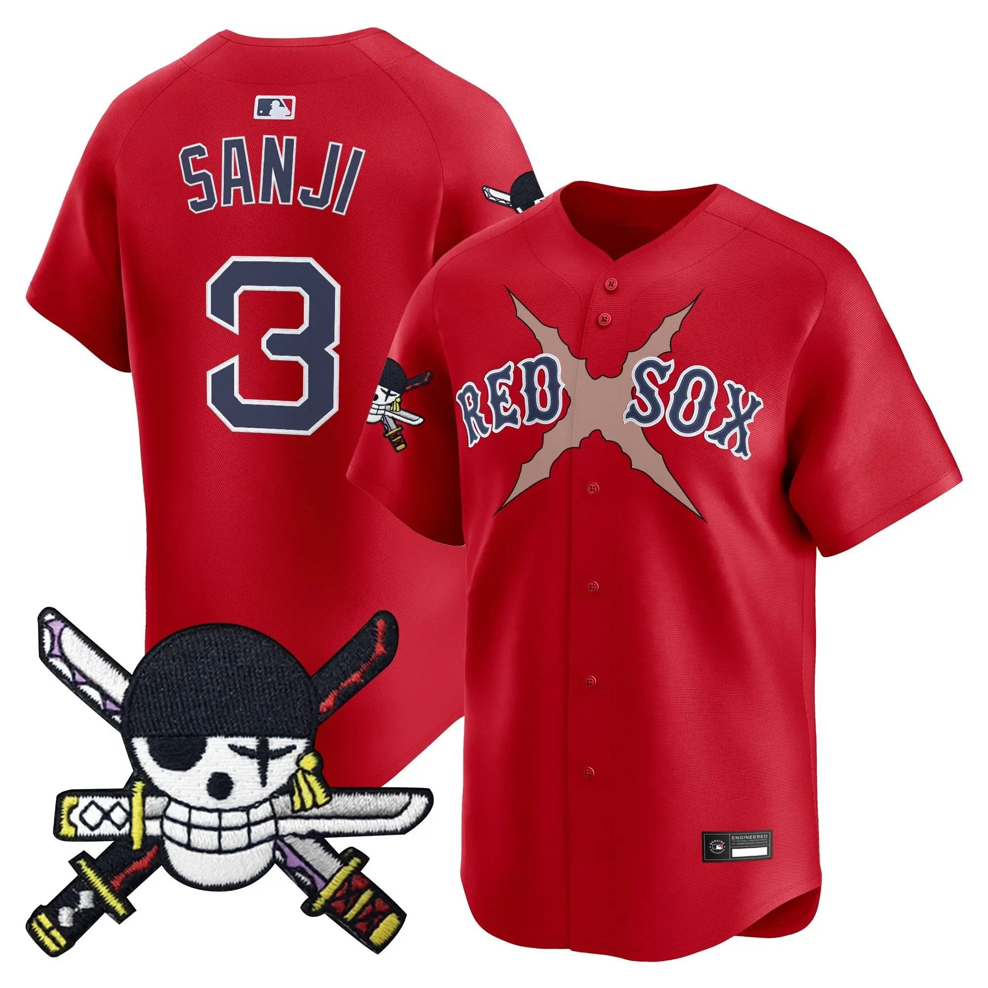 Boston Red Sox x OP Zr Patch Vapor Premier Limited Jersey - Stitched by Boston Red Sox