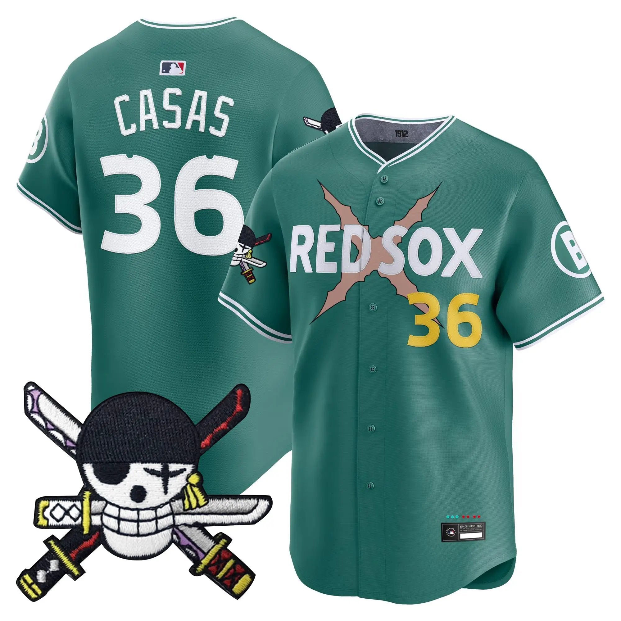 Boston Red Sox x OP Zr Patch Vapor Premier Limited Jersey - Stitched by Boston Red Sox