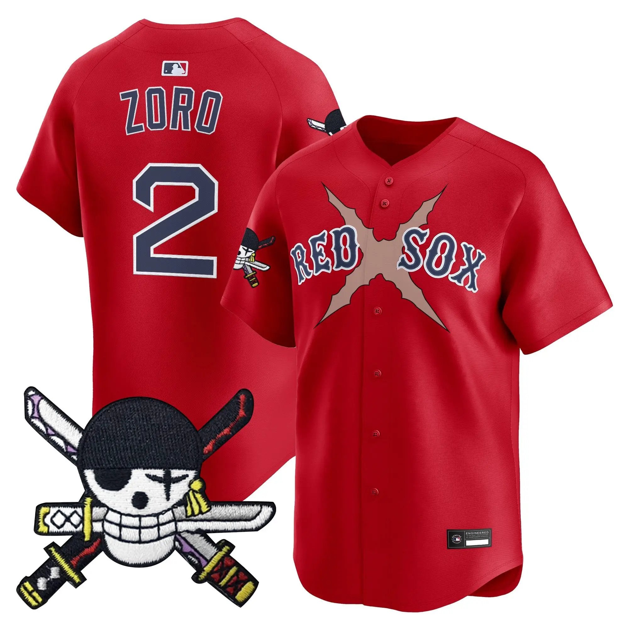 Boston Red Sox x OP Zr Patch Vapor Premier Limited Jersey - Stitched by Boston Red Sox