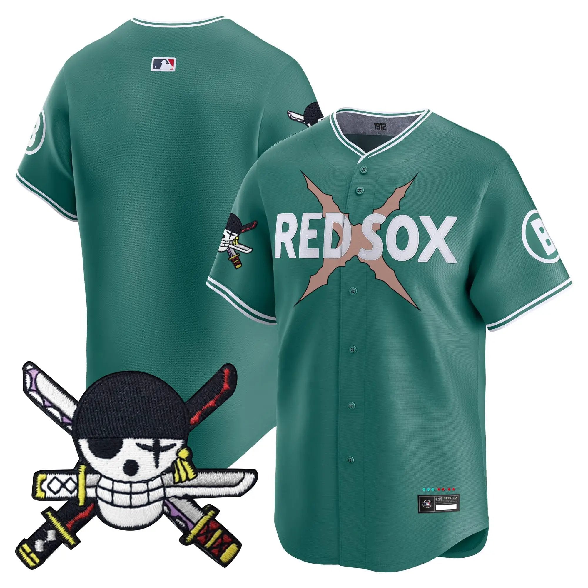 Boston Red Sox x OP Zr Patch Vapor Premier Limited Jersey - Stitched by Boston Red Sox
