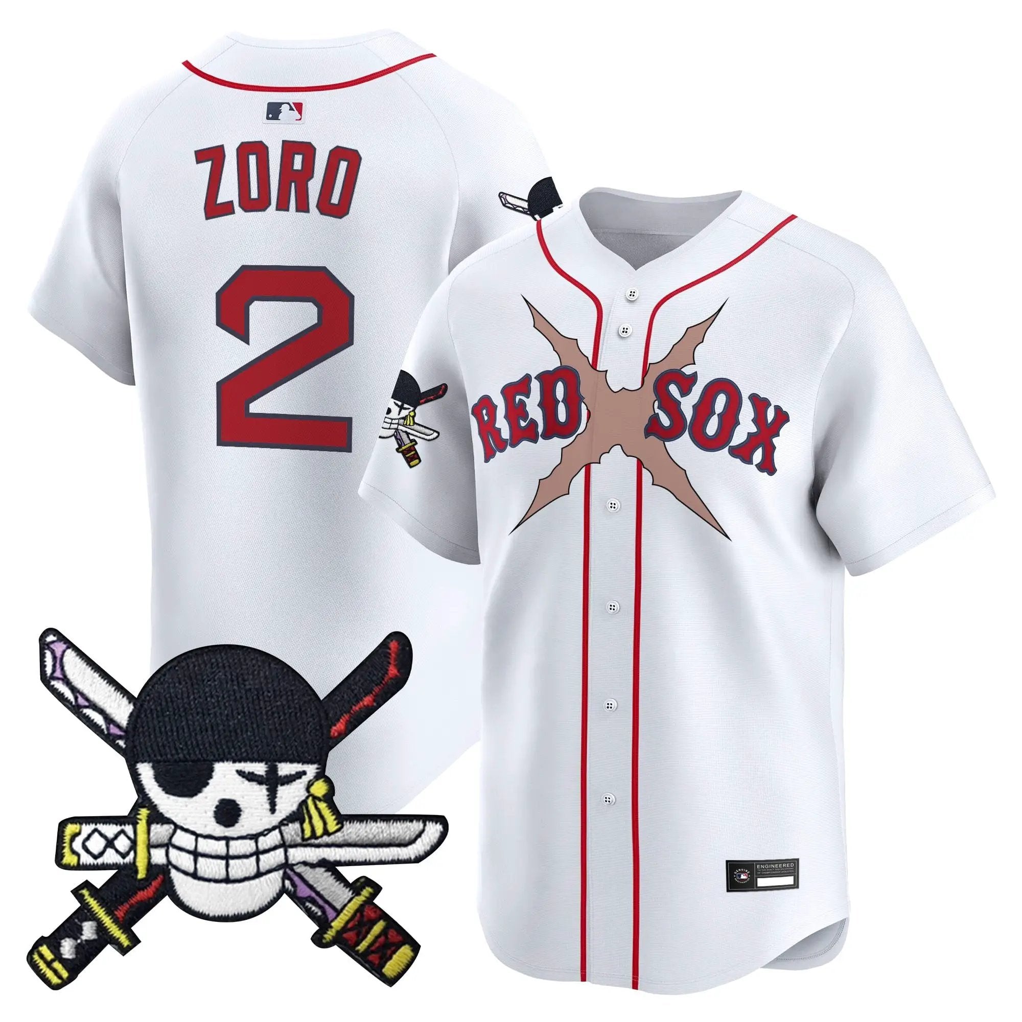 Boston Red Sox x OP Zr Patch Vapor Premier Limited Jersey - Stitched by Boston Red Sox