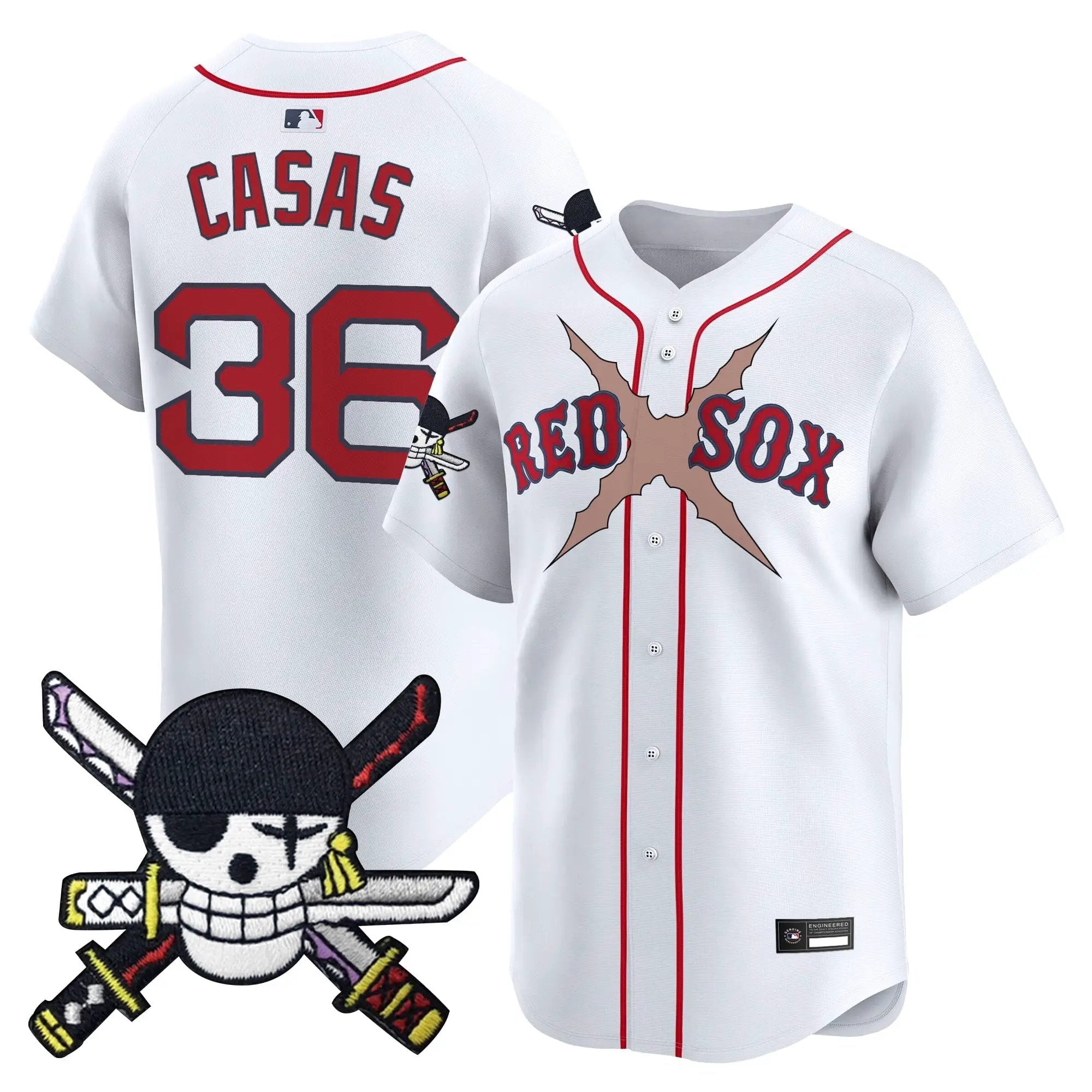 Boston Red Sox x OP Zr Patch Vapor Premier Limited Jersey - Stitched by Boston Red Sox