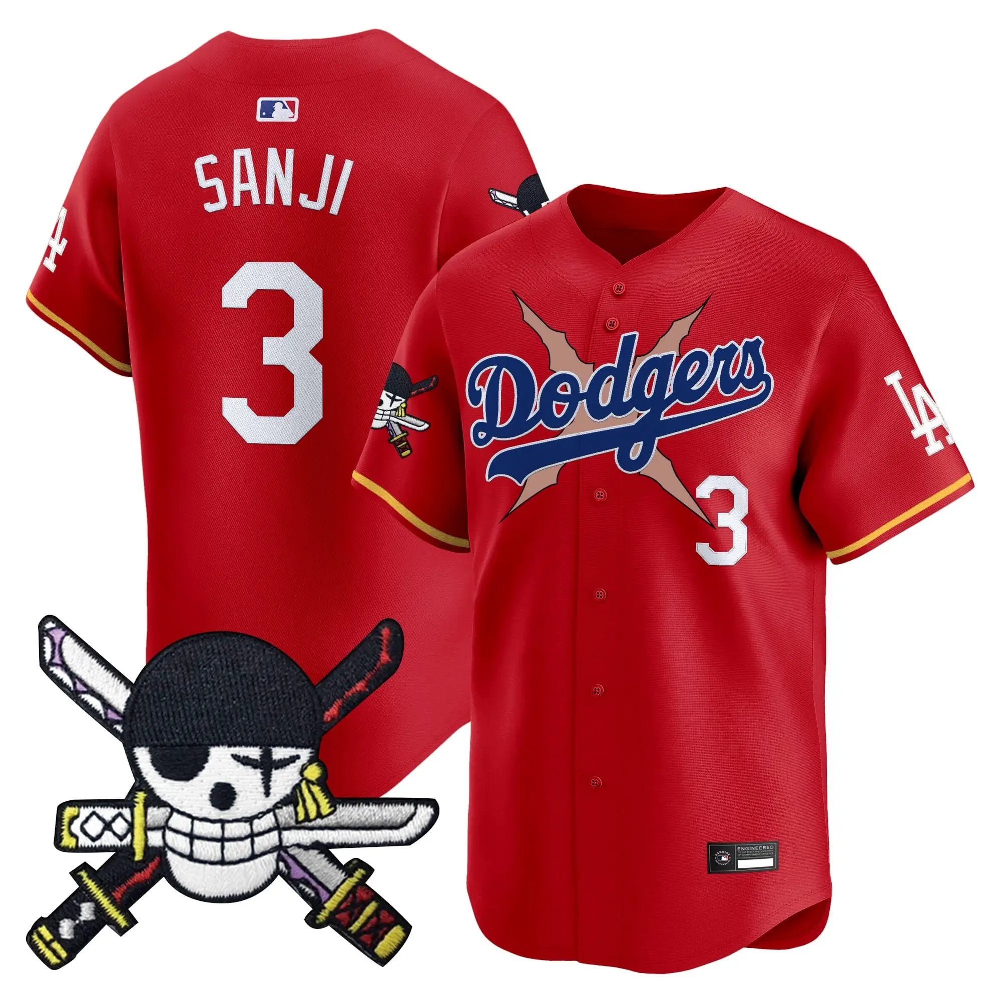 Los Angeles Dodgers x OP Zr Patch Vapor Premier Limited Jersey - Stitched by Los Angeles Dodgers