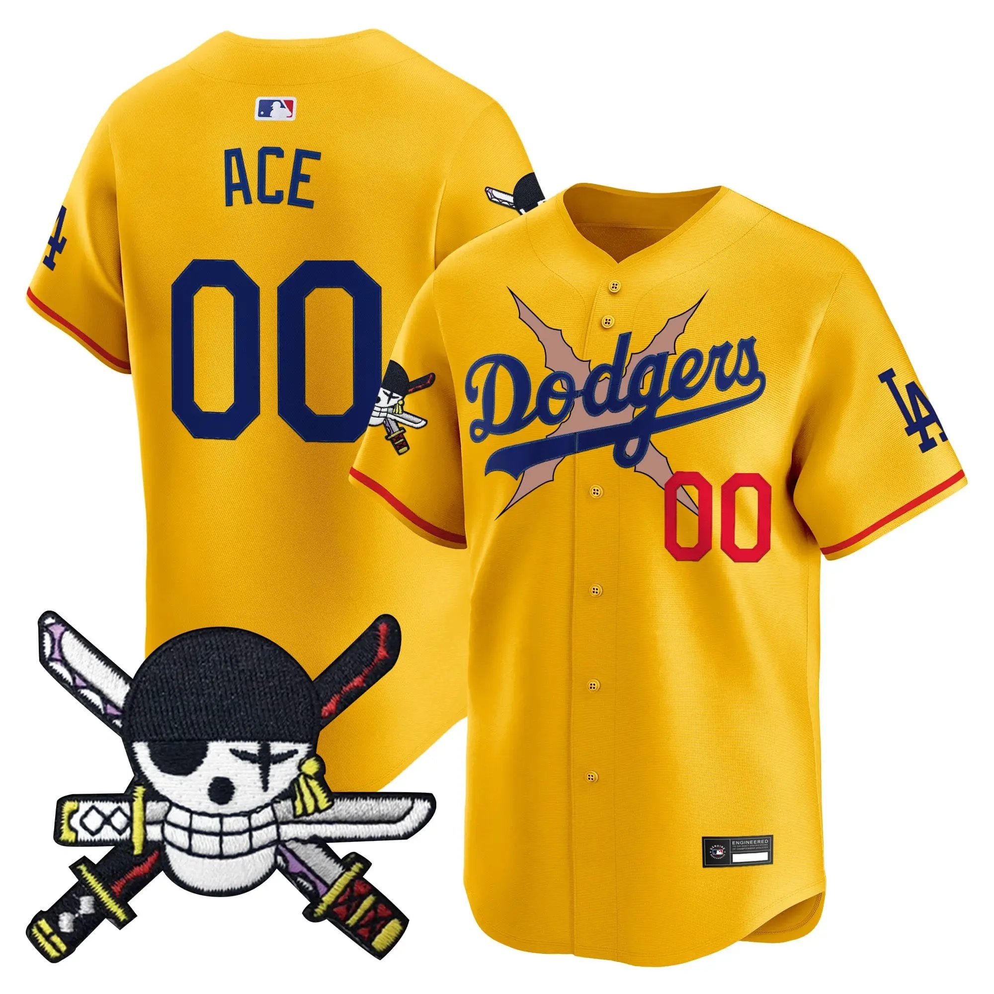 Los Angeles Dodgers x OP Zr Patch Vapor Premier Limited Jersey - Stitched by Los Angeles Dodgers