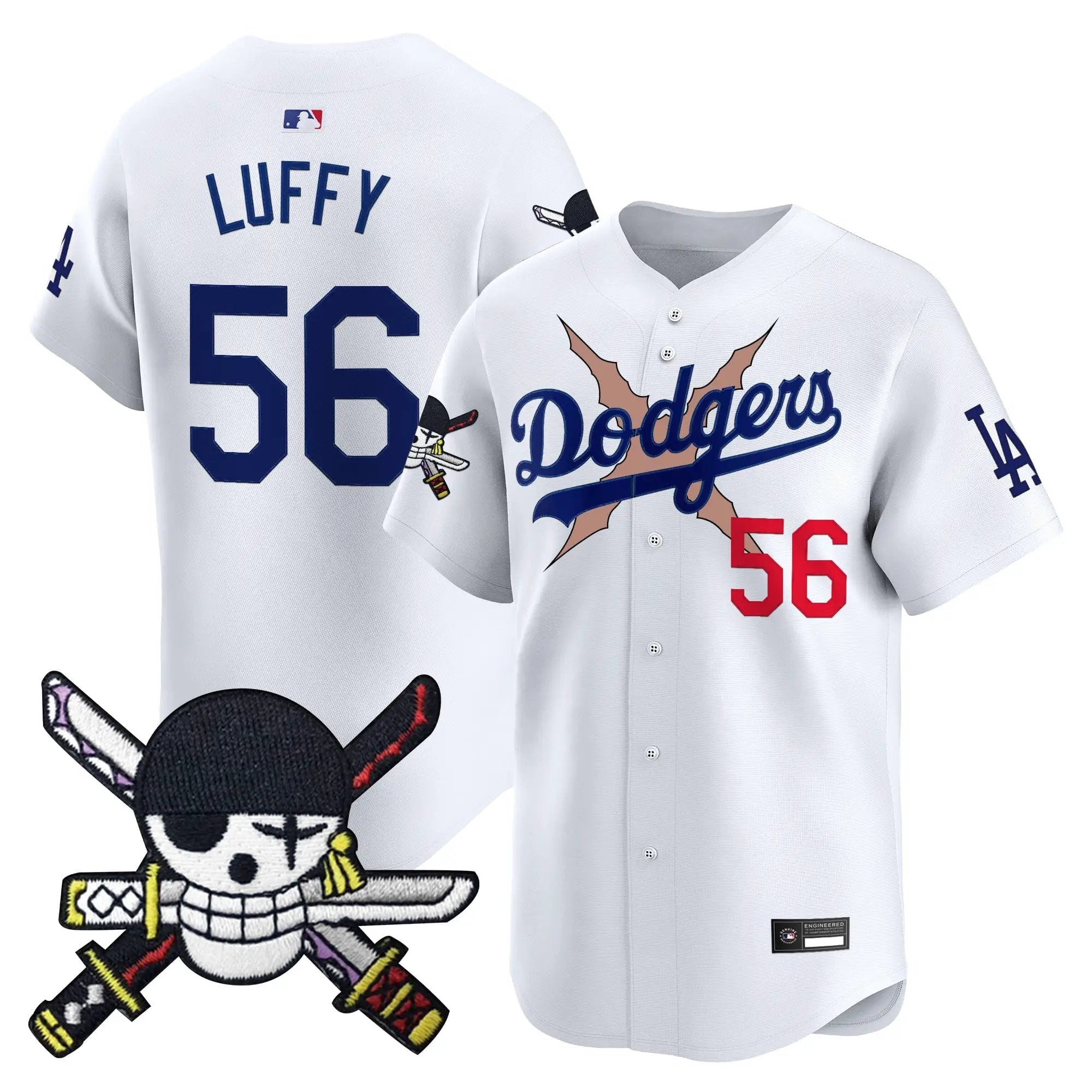 Los Angeles Dodgers x OP Zr Patch Vapor Premier Limited Jersey - Stitched by Los Angeles Dodgers