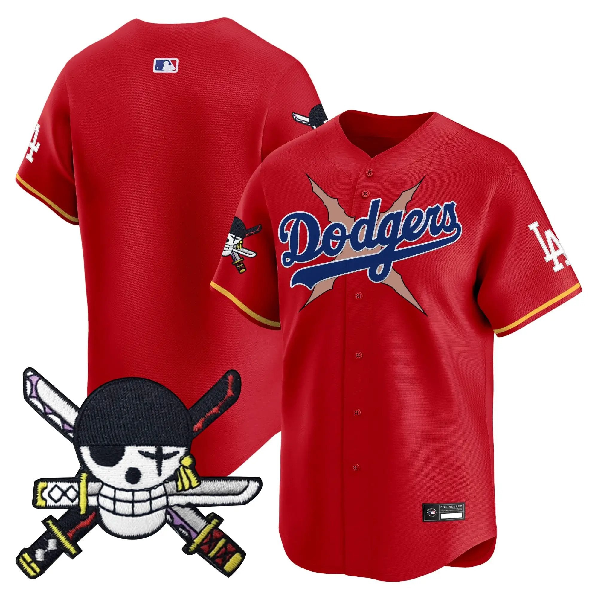 Los Angeles Dodgers x OP Zr Patch Vapor Premier Limited Jersey - Stitched by Los Angeles Dodgers